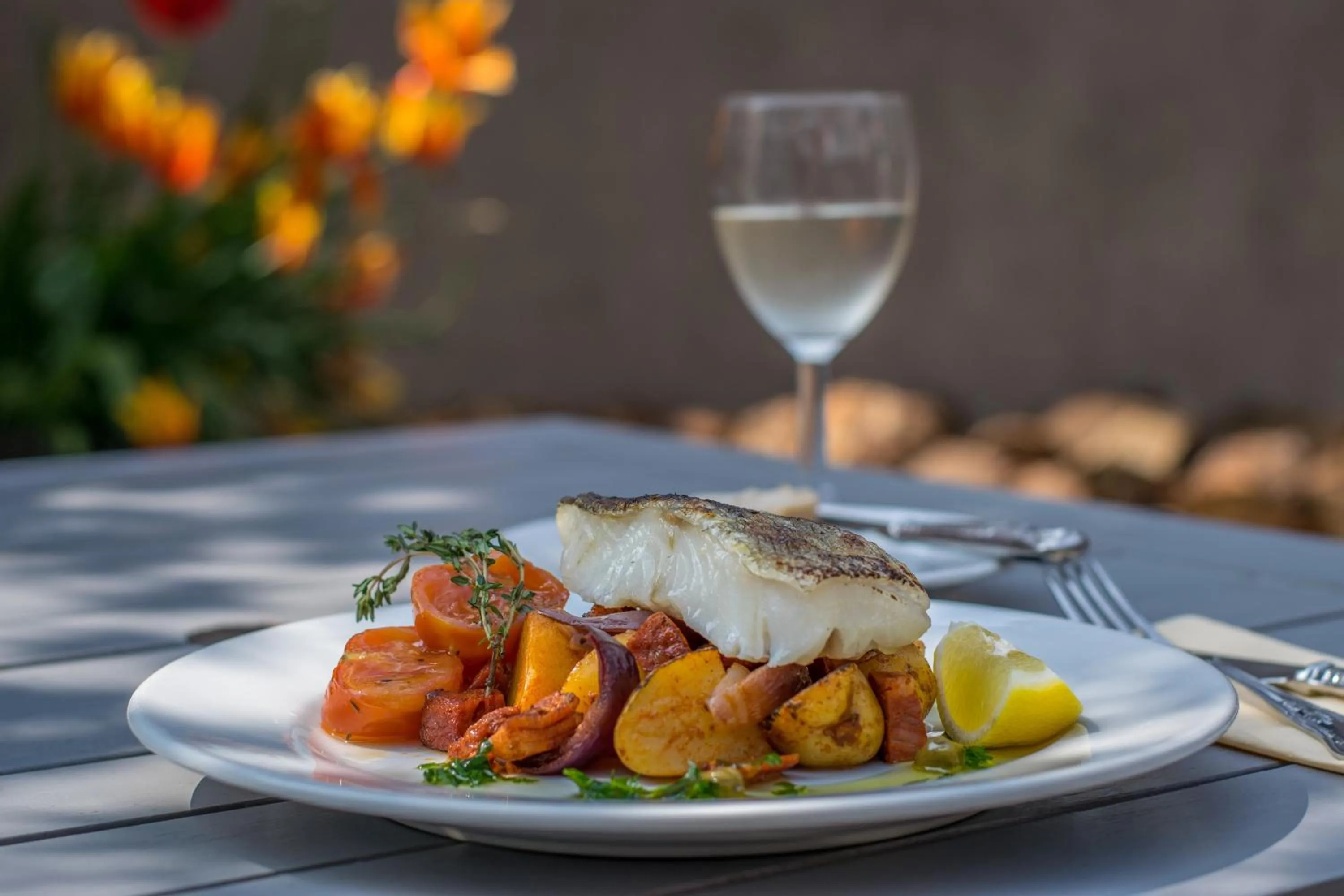 Food close-up in Old Kings Arms Hotel