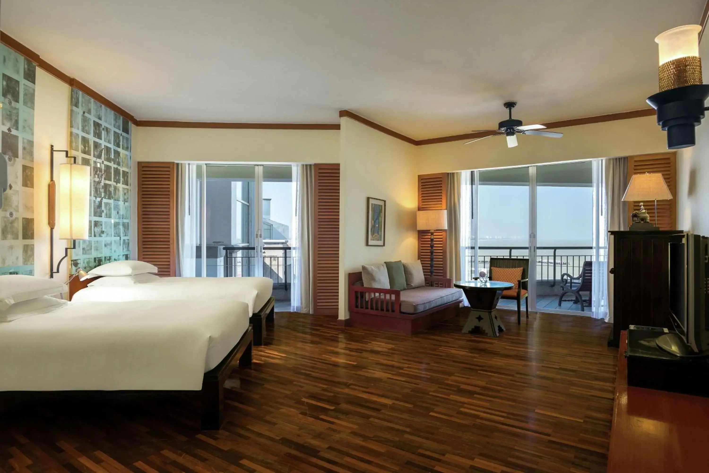 Twin Junior Suite with Ocean View in Hilton Hua Hin Resort & Spa Twin Junior Suite with Ocean View in Hilton Hua Hin Resort & Spa