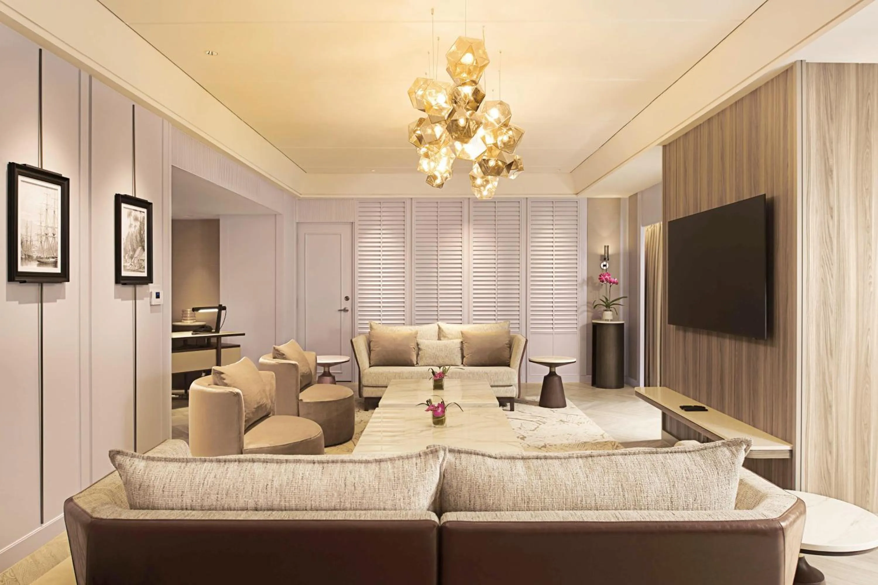 Living room in Hilton Kuching Hotel