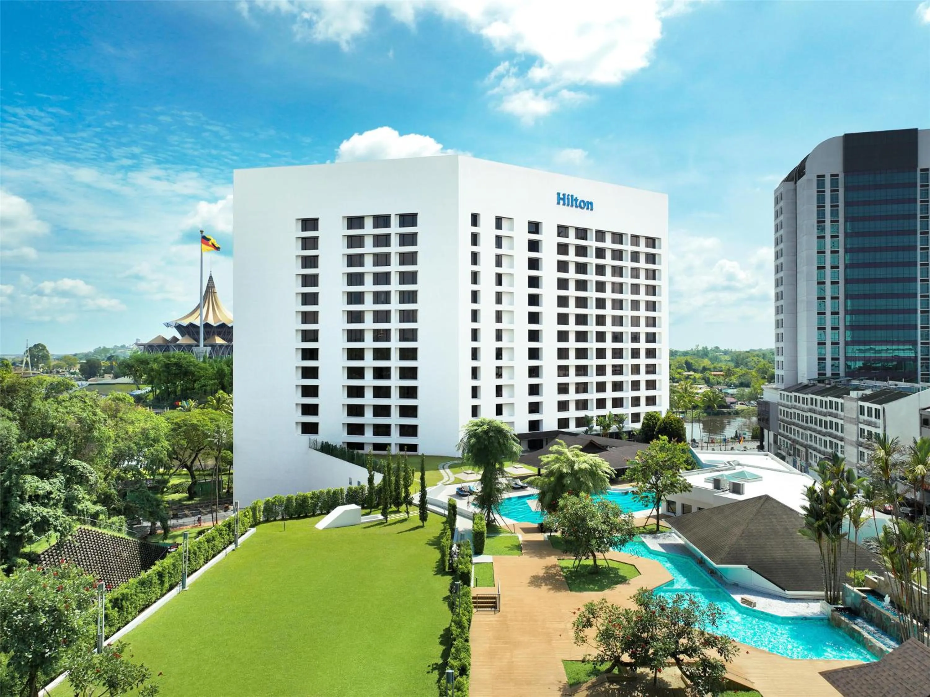 Property building in Hilton Kuching Hotel