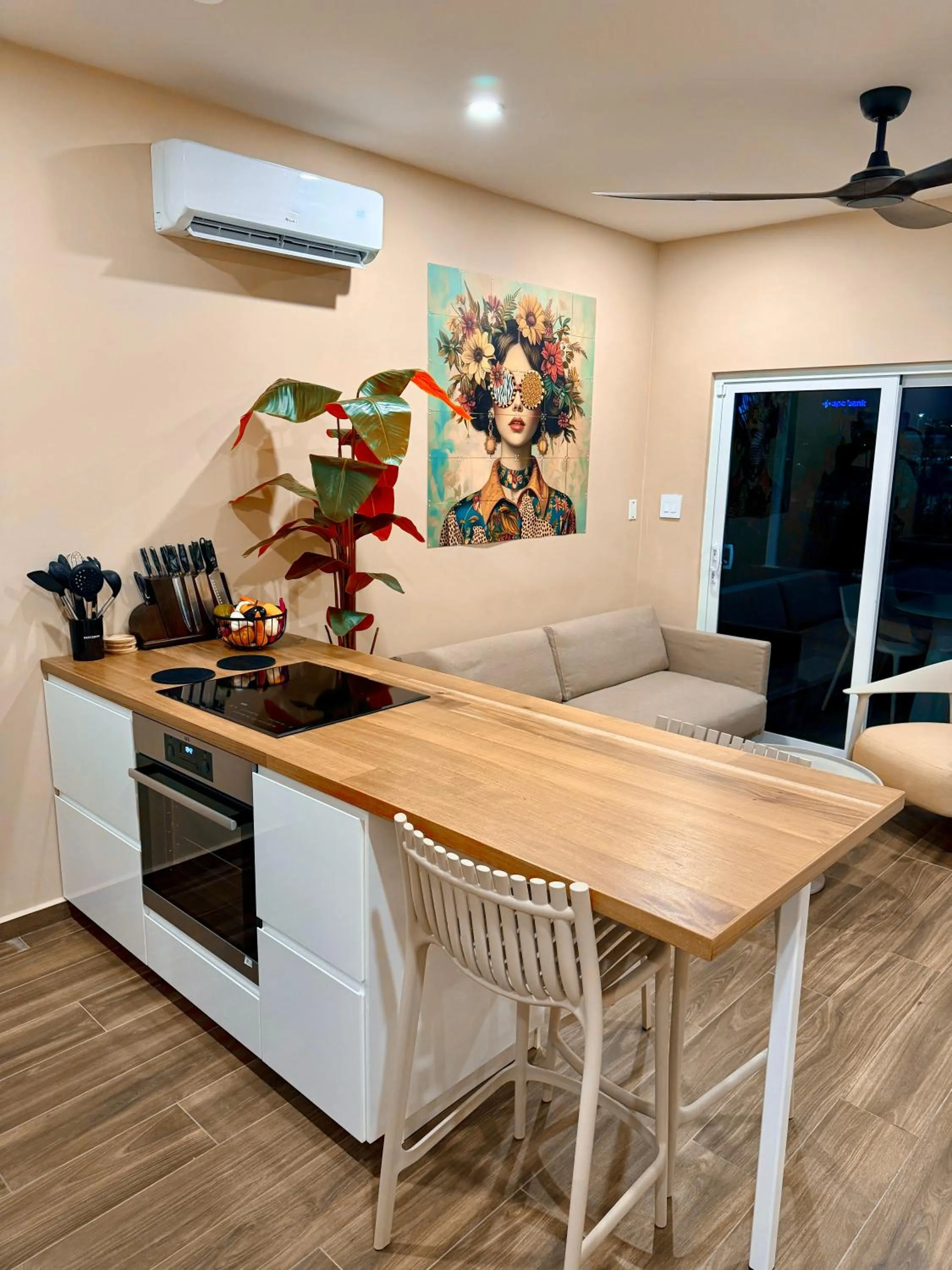 Kitchen or kitchenette in Villa Amalie & Villa Curiel