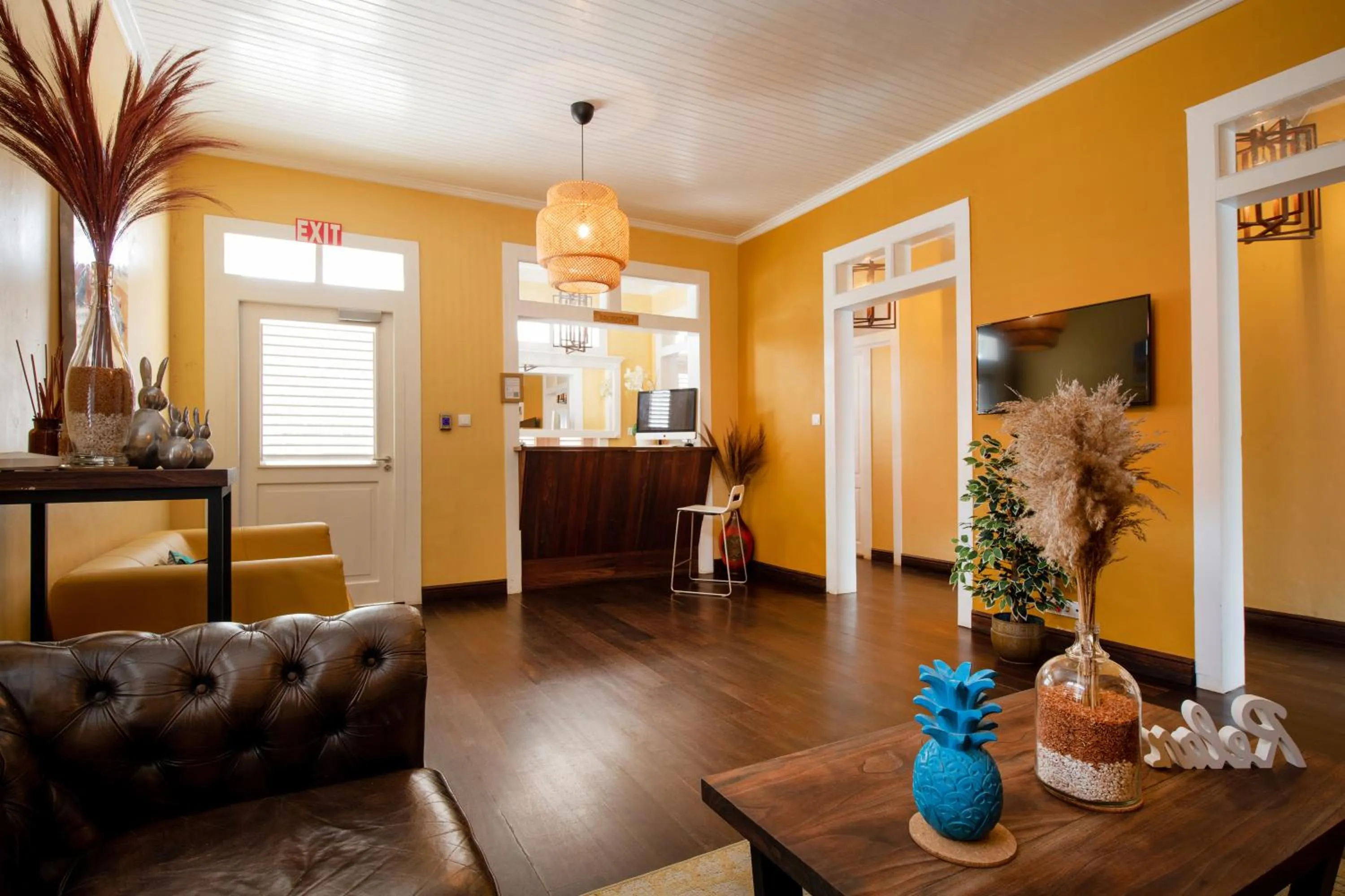 Seating area in Villa Amalie & Villa Curiel