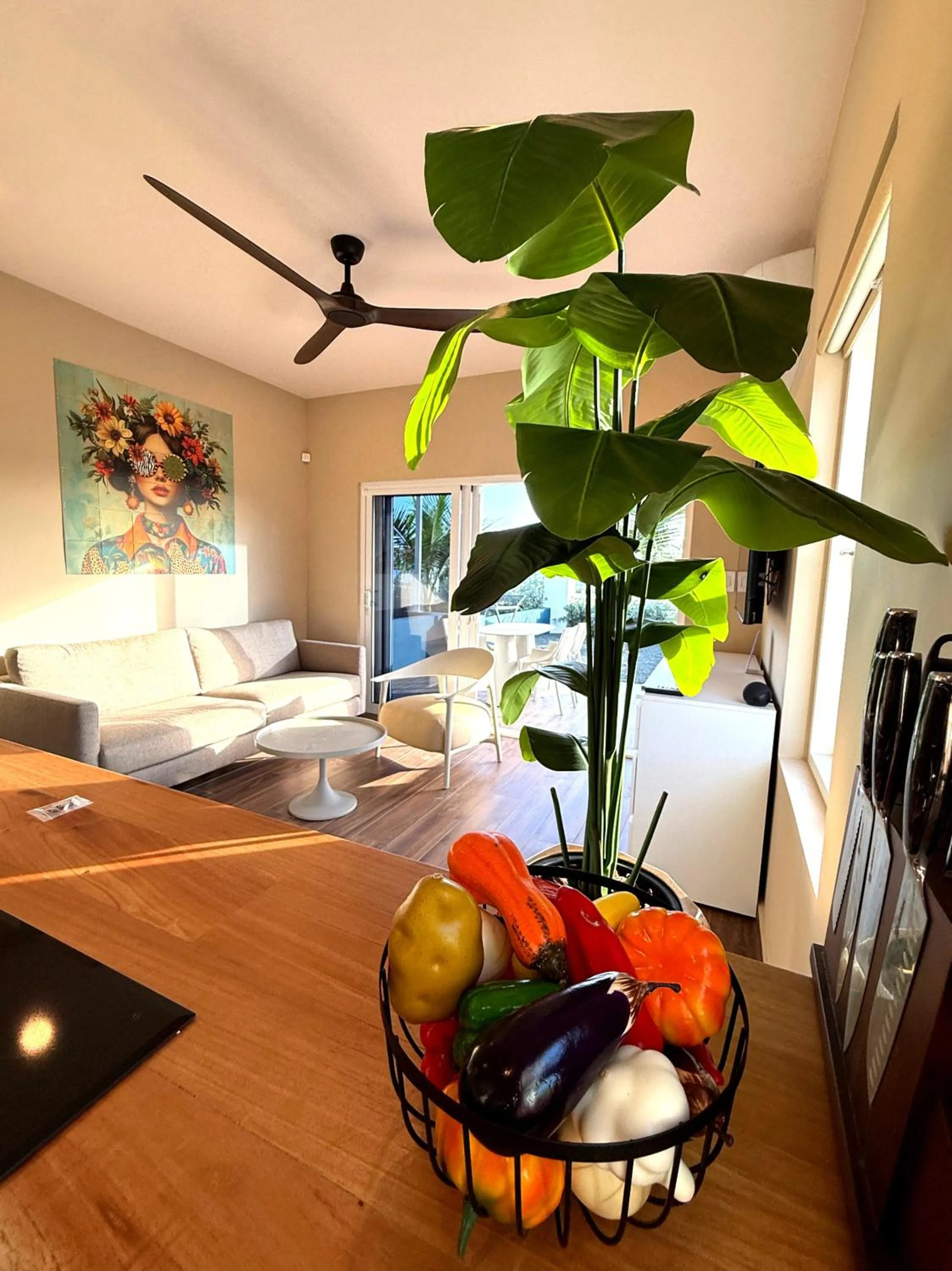 Kitchen or kitchenette in Villa Amalie & Villa Curiel