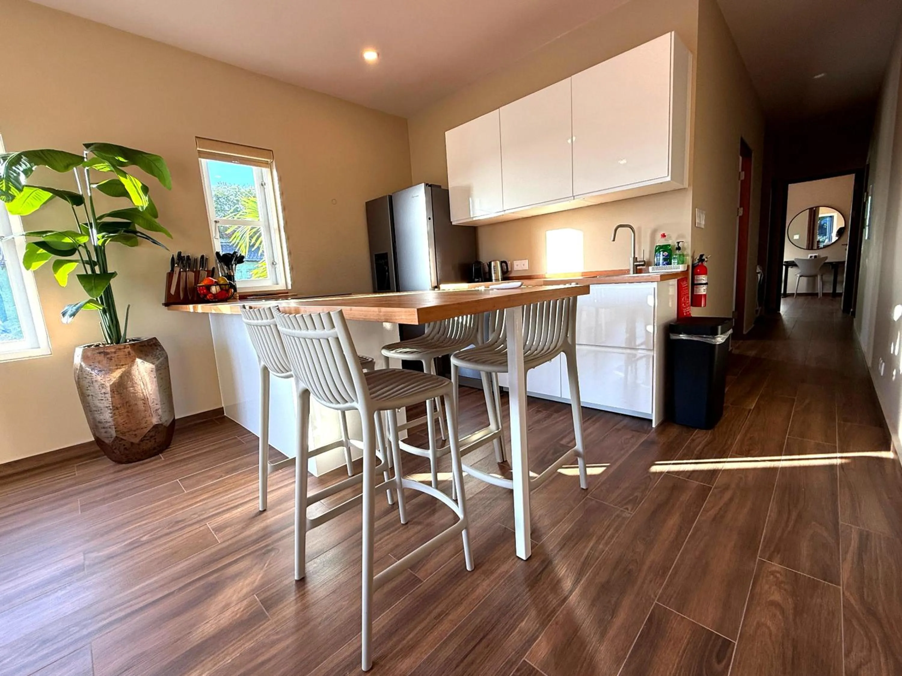 Coffee/tea facilities in Villa Amalie & Villa Curiel