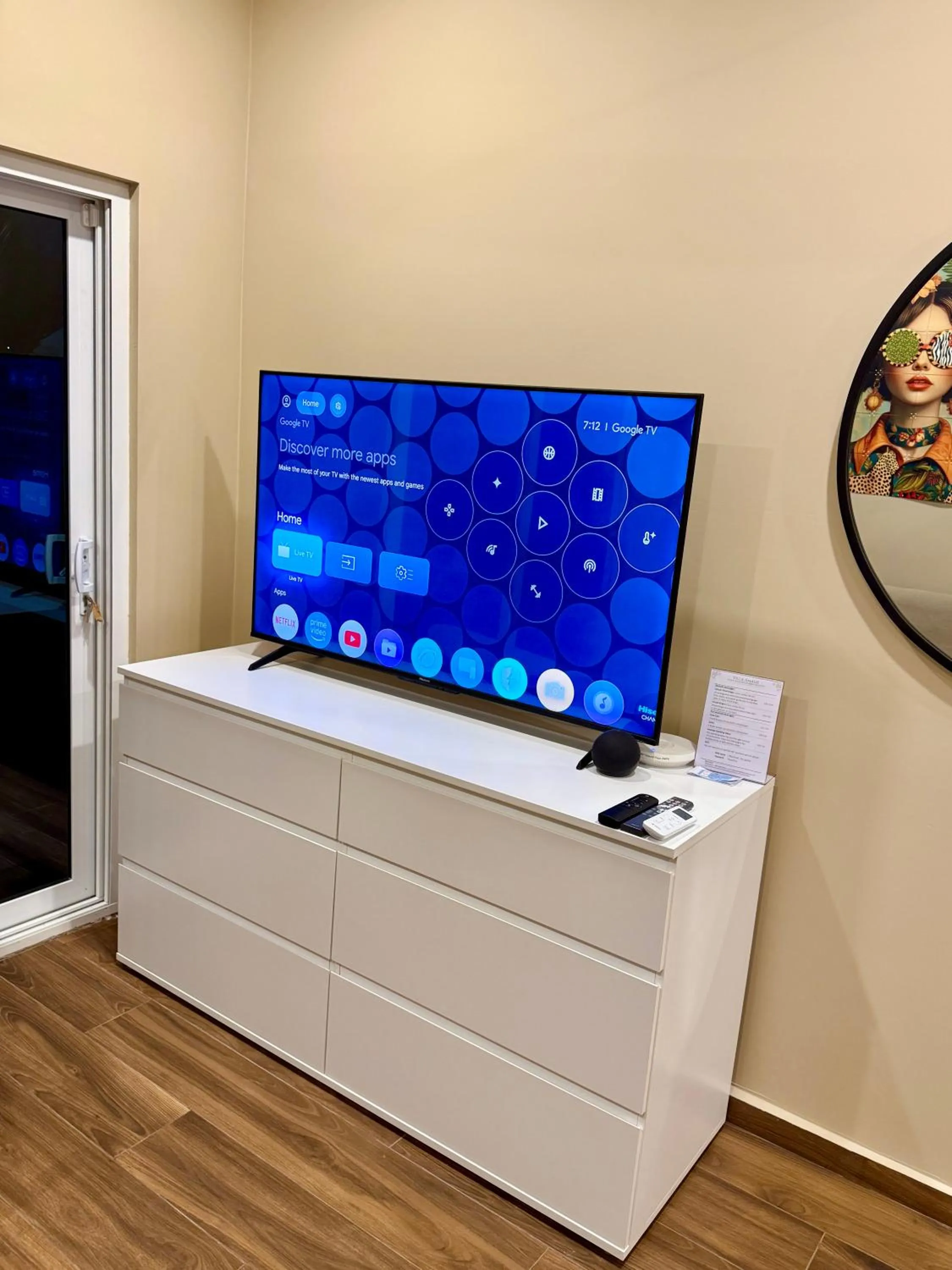 TV and multimedia in Villa Amalie & Villa Curiel