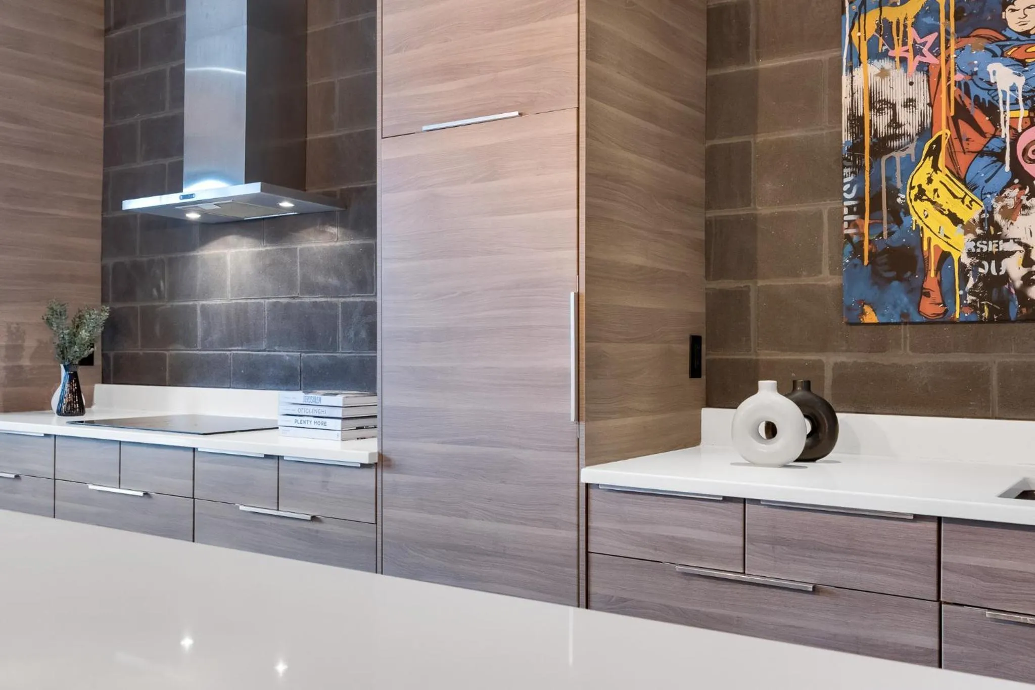 Kitchen or kitchenette in LiV MTL Plato