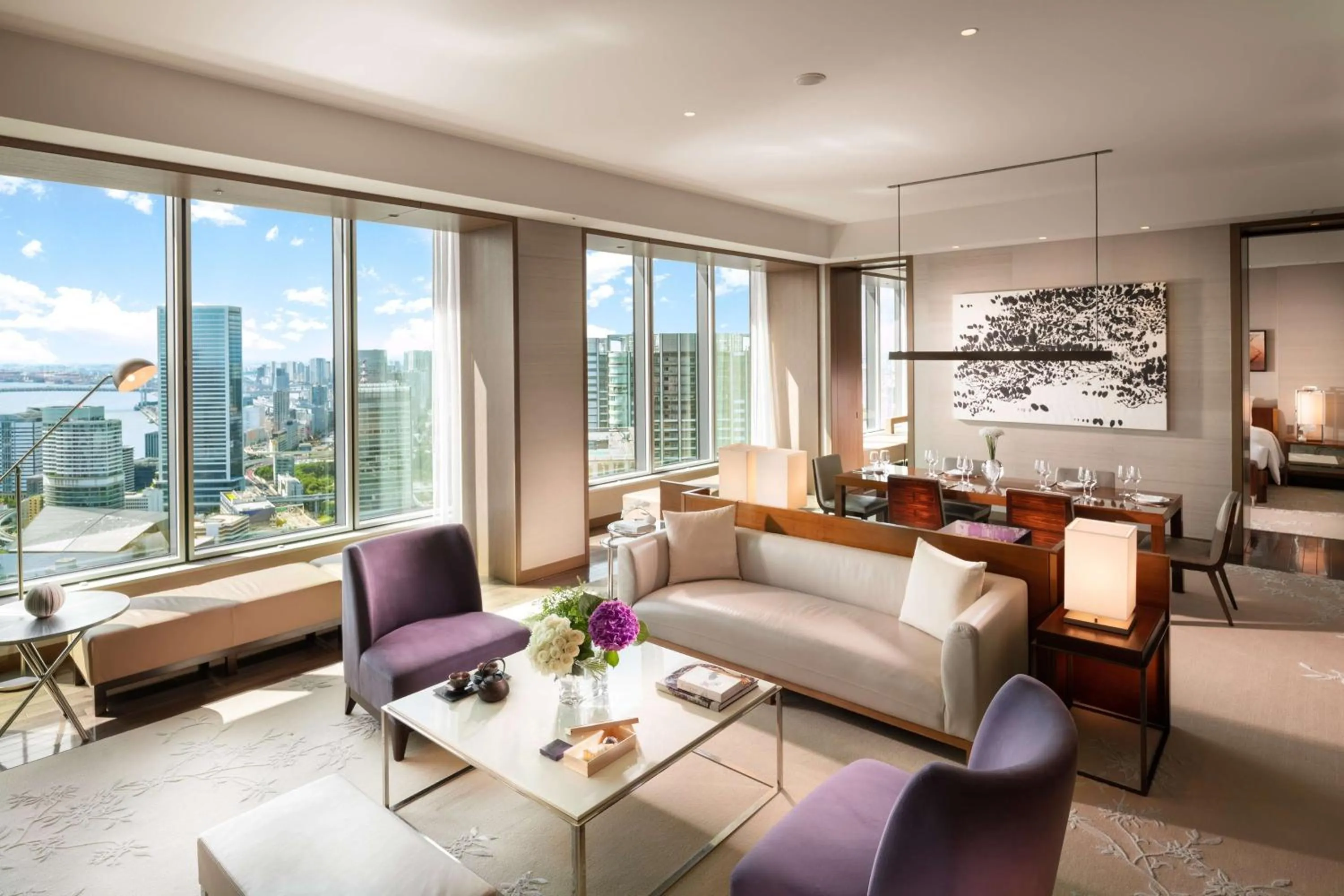Living room in Conrad Tokyo