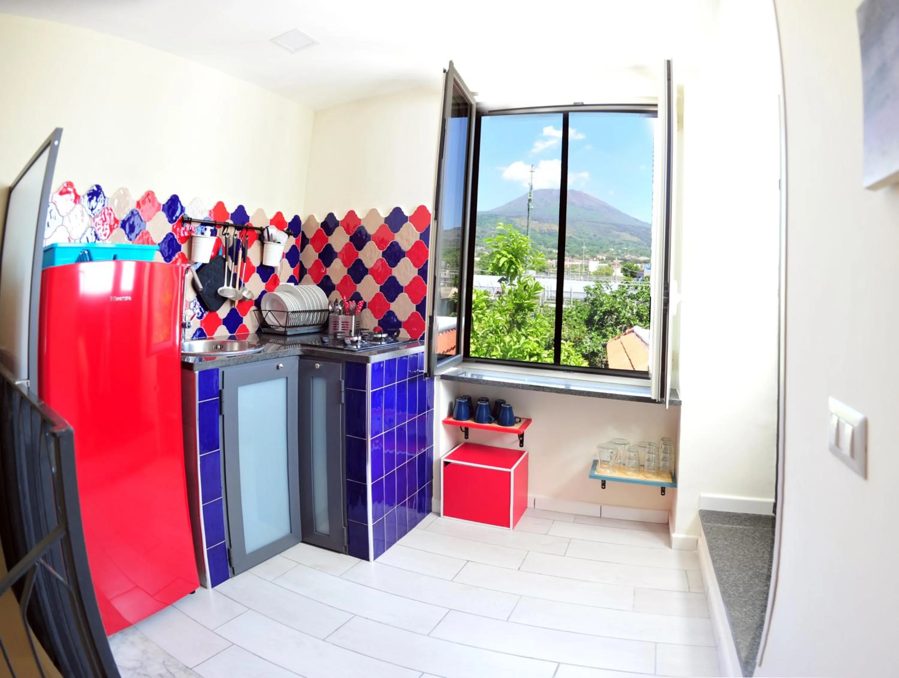 Kitchen or kitchenette in B&B Guest Armonie