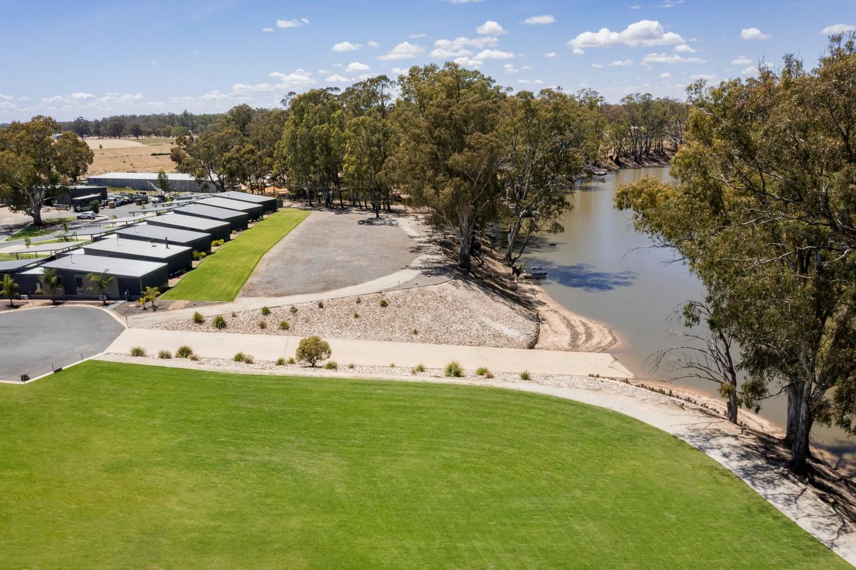 Bird's eye view in Discovery Parks - Moama Waters