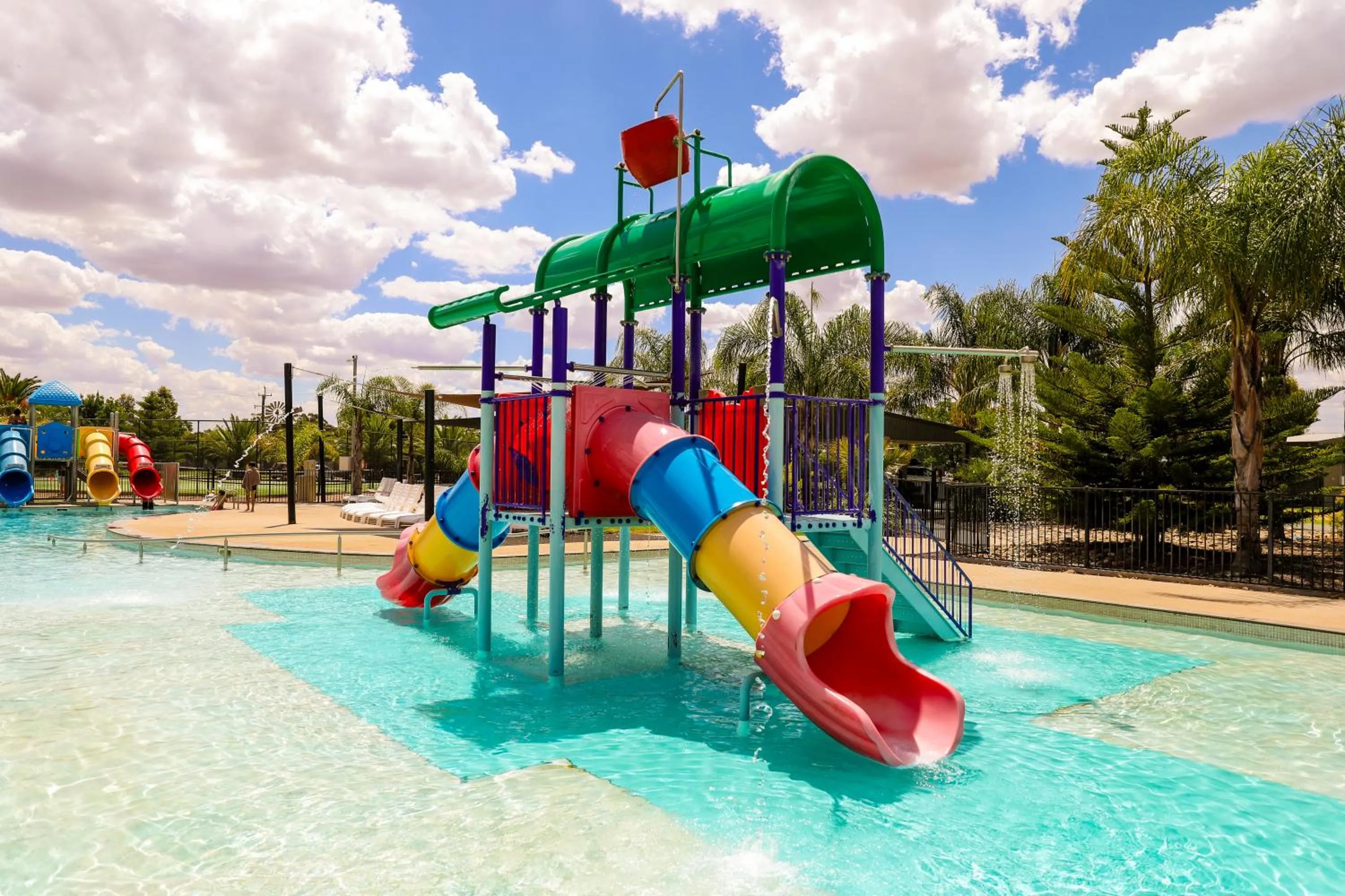 Aqua park in Discovery Parks - Moama Waters