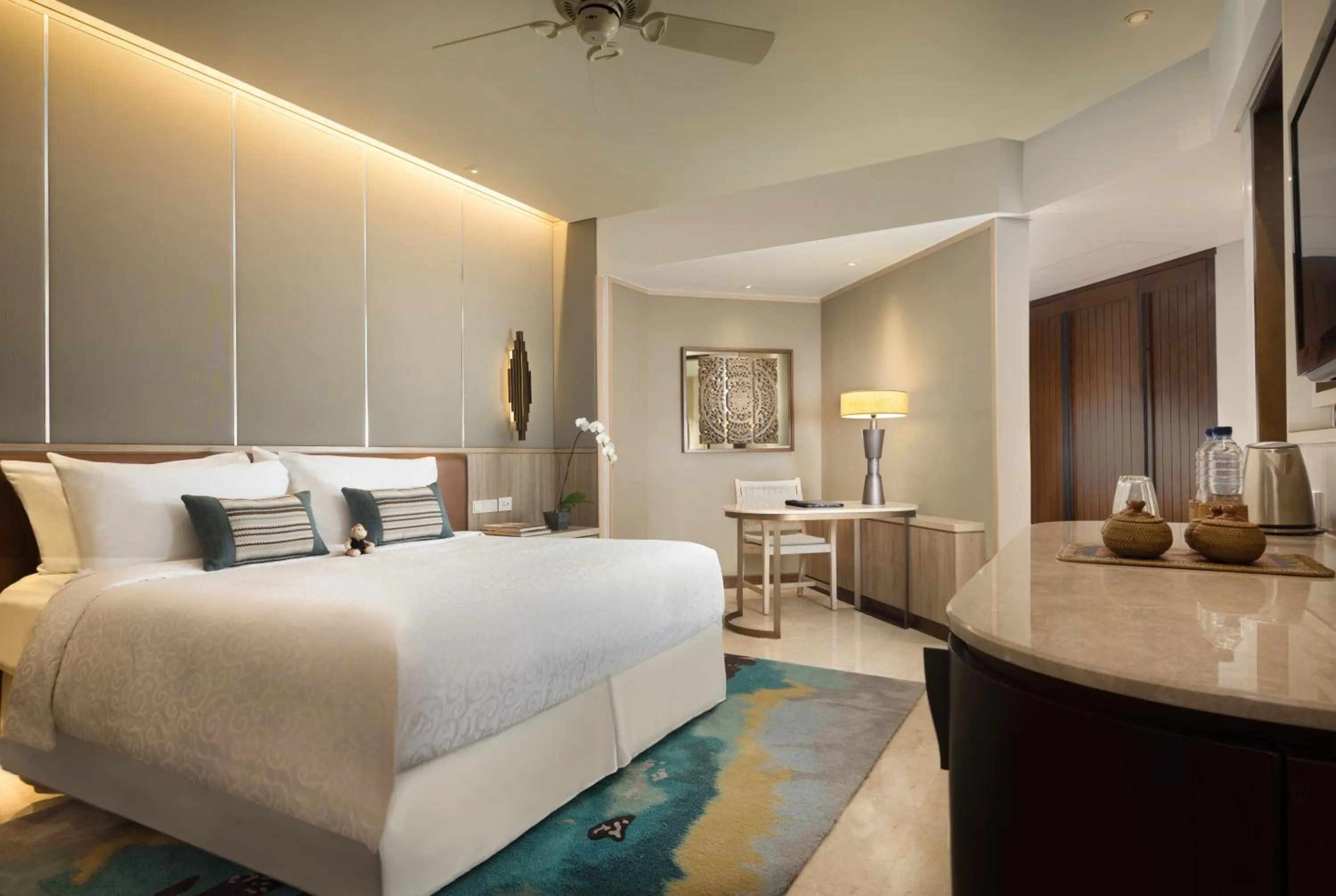 Bedroom, Bed in Conrad Bali