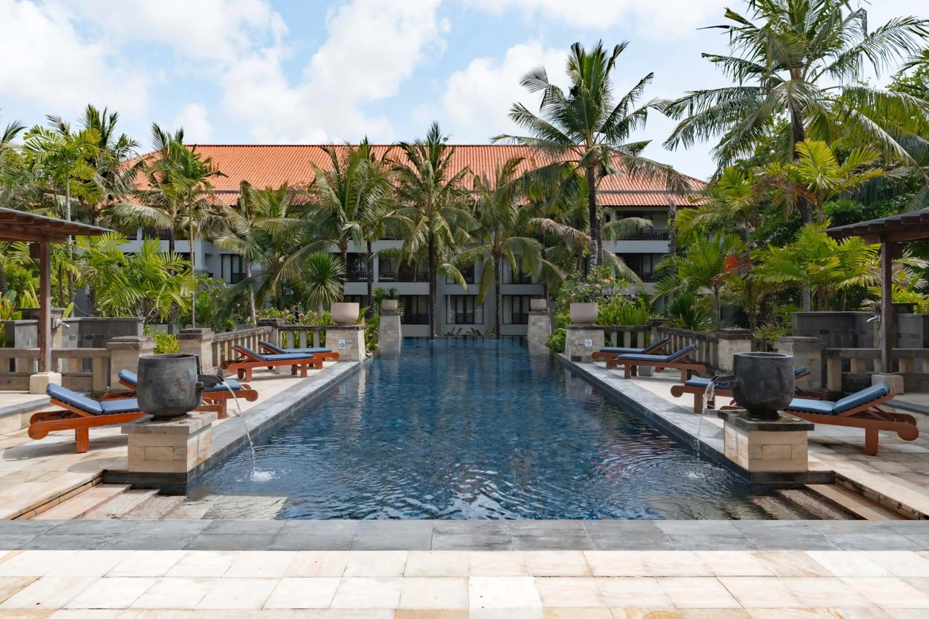 Swimming pool in Conrad Bali