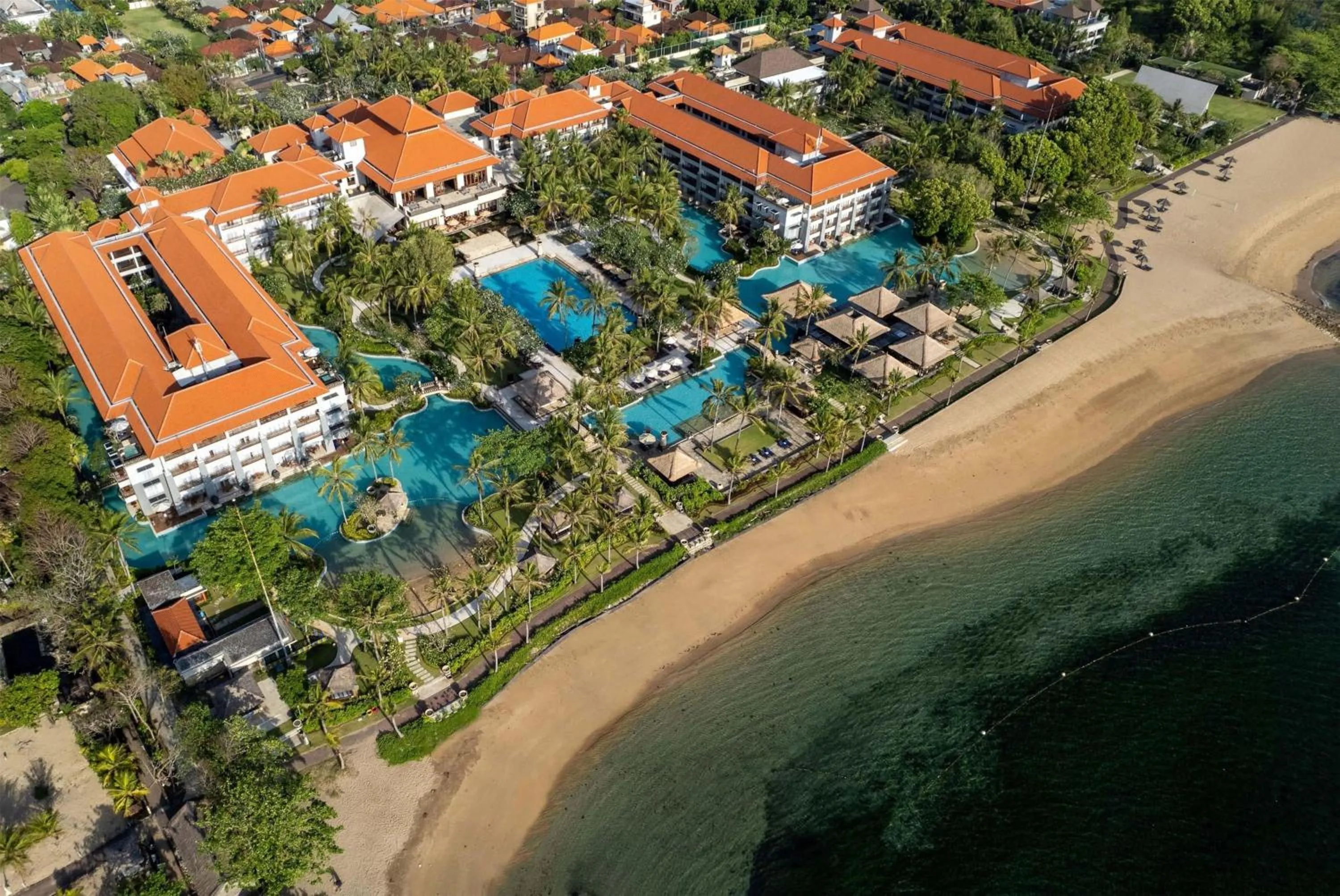 Pool view in Conrad Bali