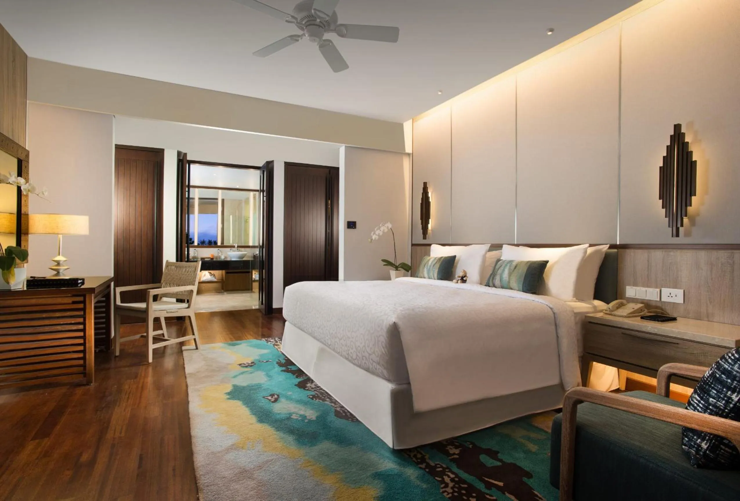 Bedroom, Bed in Conrad Bali