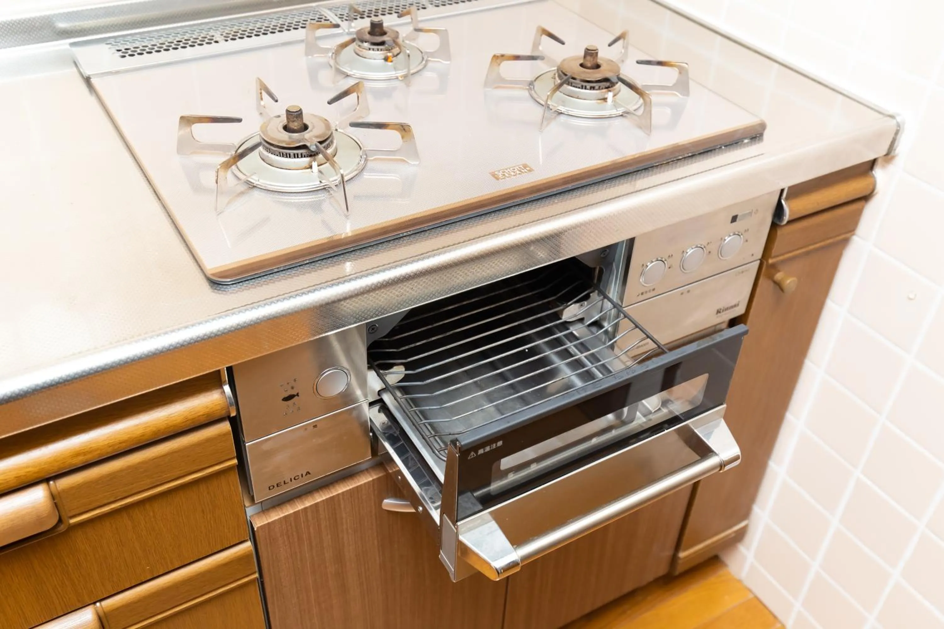 Kitchen or kitchenette in Crest Daikoku Owner's room -vacation rental-