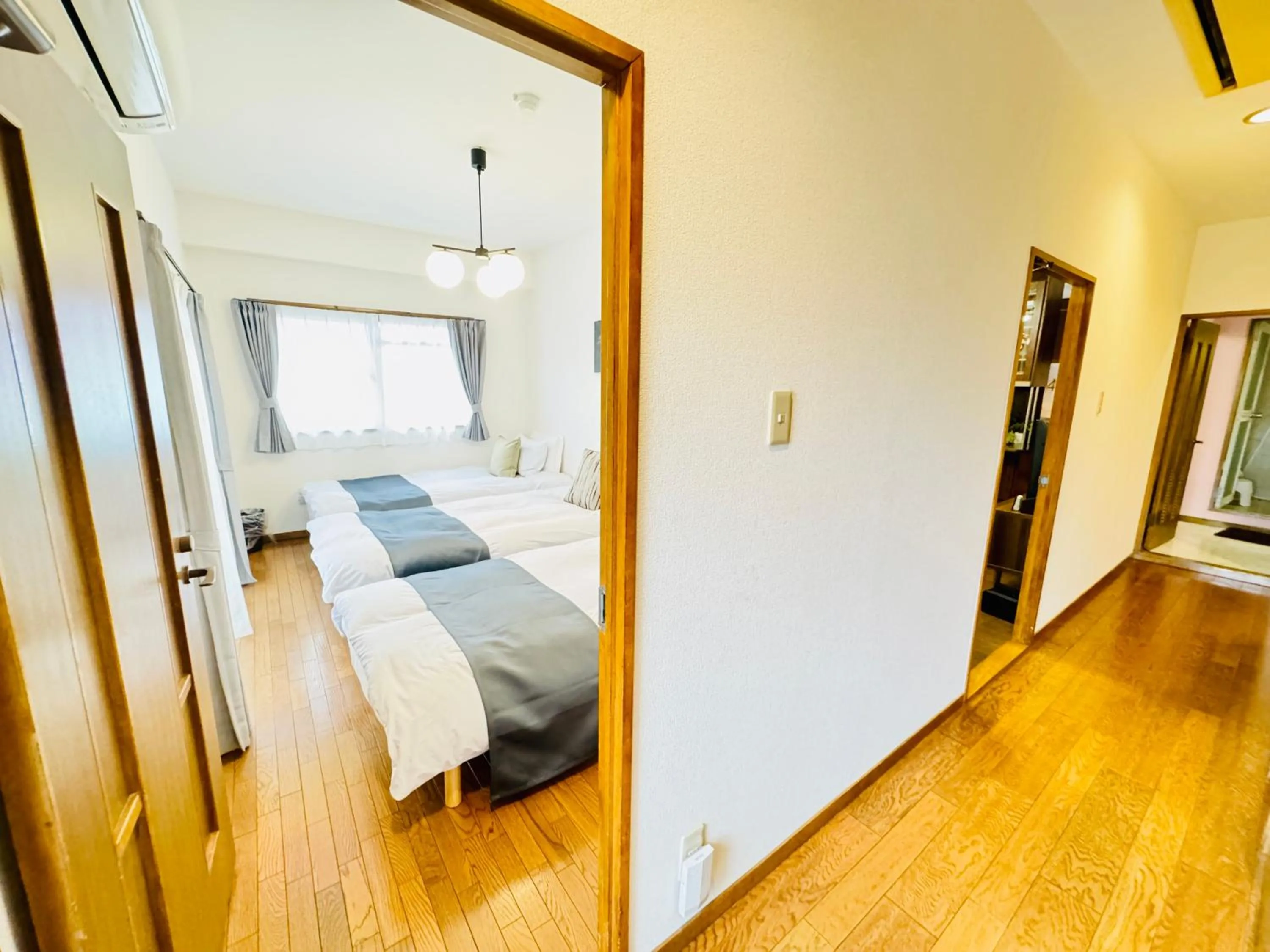 Photo of the whole room, Bed in Crest Daikoku Owner's room -vacation rental-