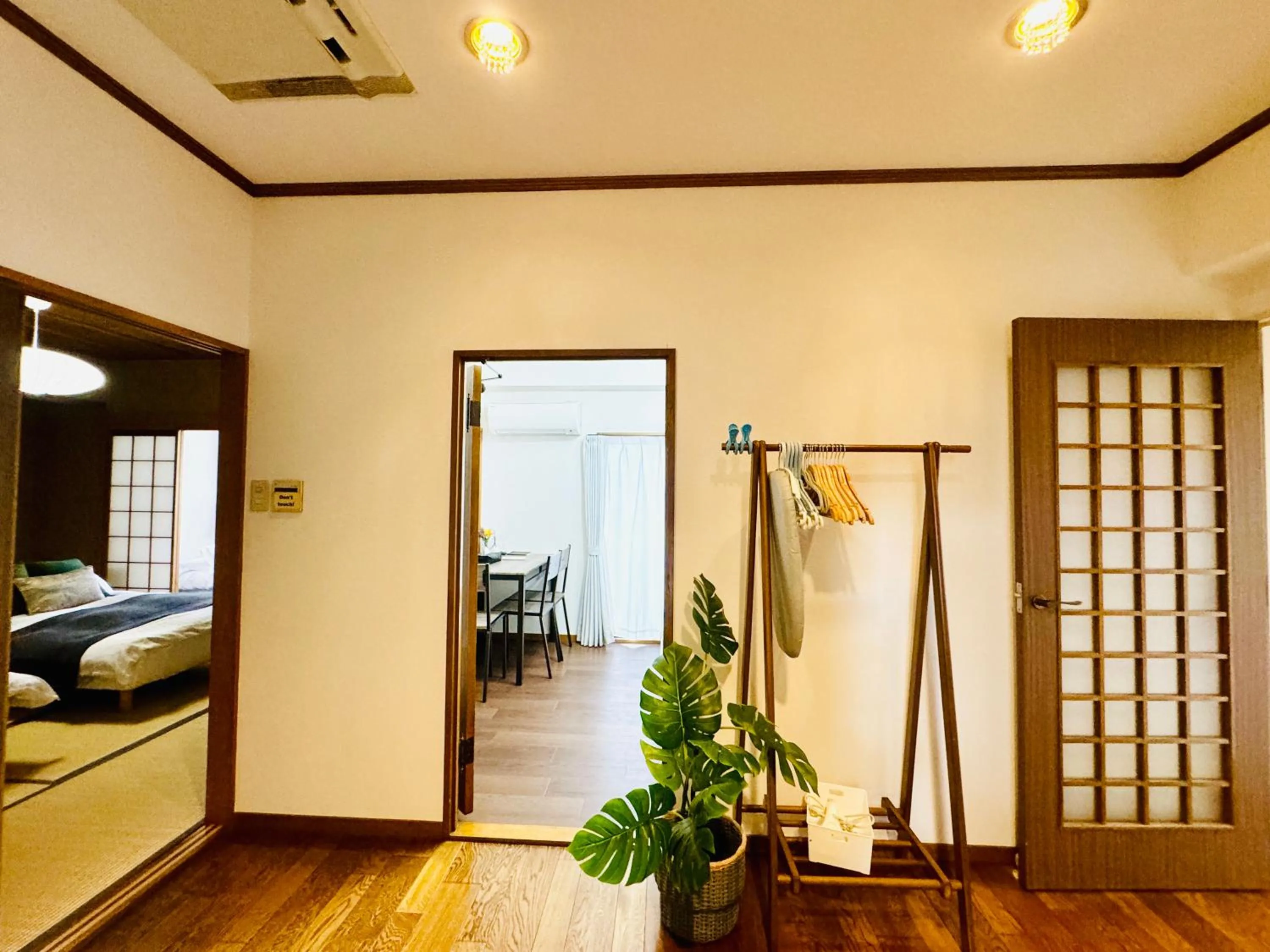 Photo of the whole room, Bed in Crest Daikoku Owner's room -vacation rental-