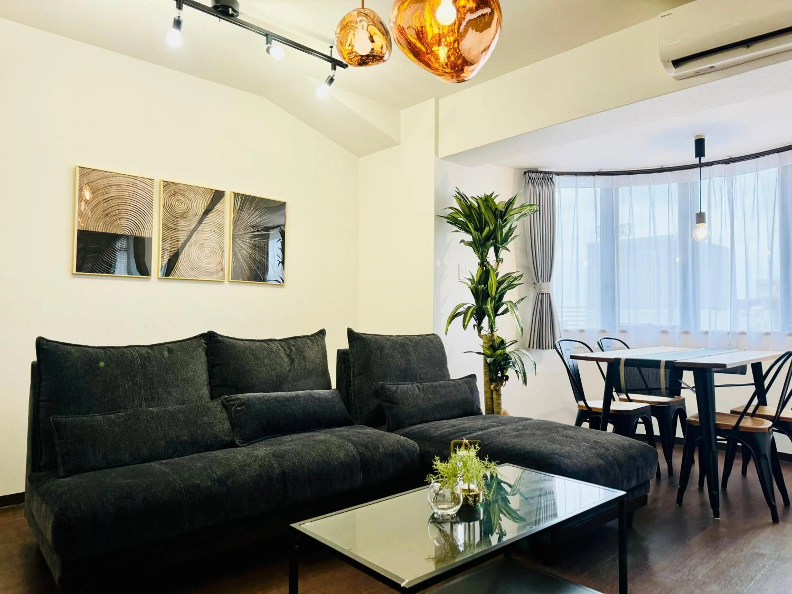 Living room in Crest Daikoku Owner's room -vacation rental-