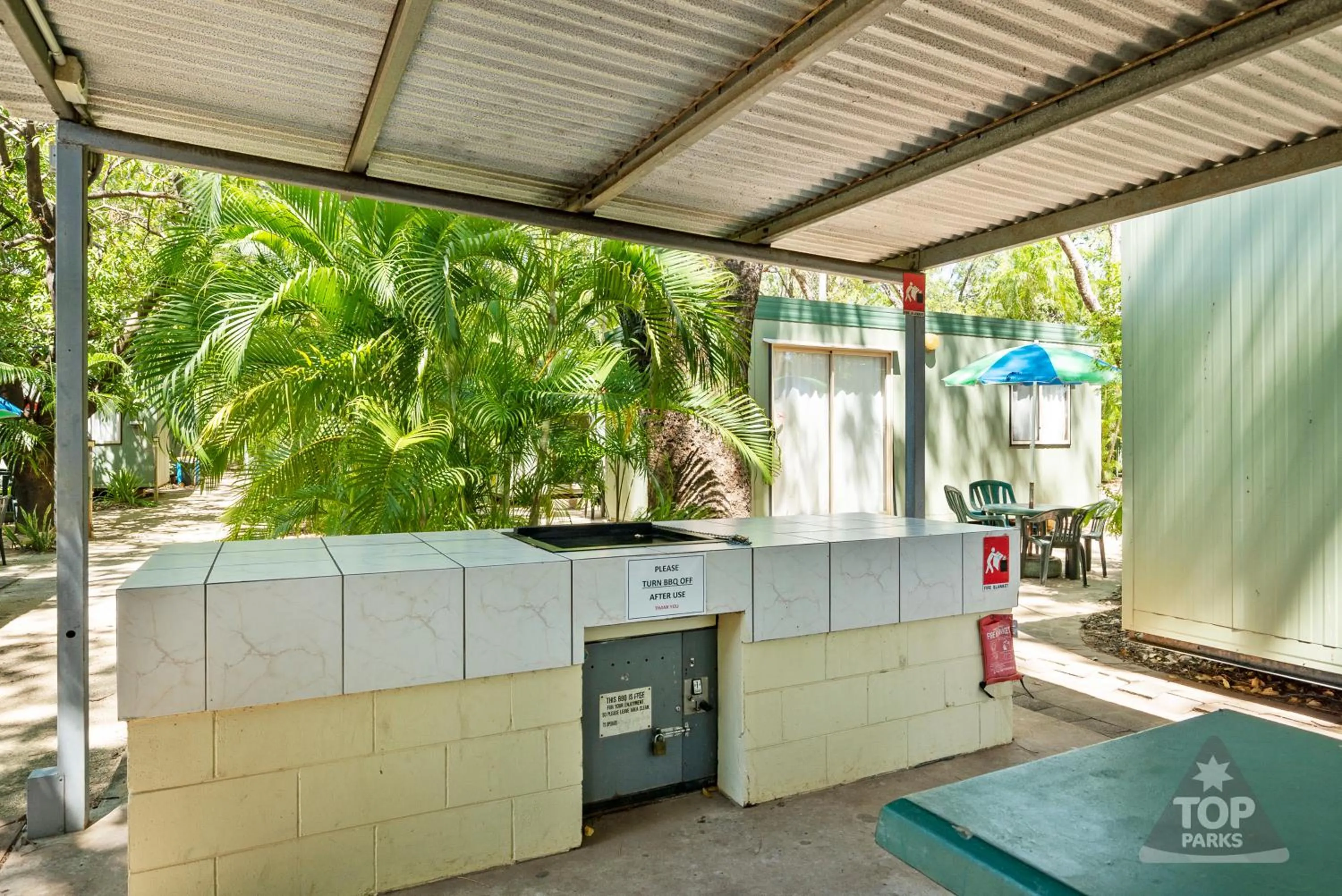 Patio in Riverview Tourist Village