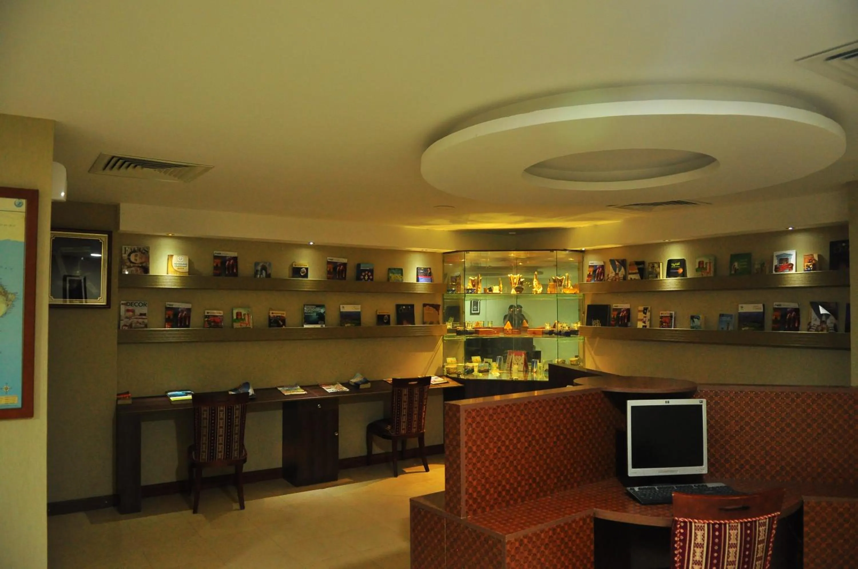 Library in Al Bahjah Hotel