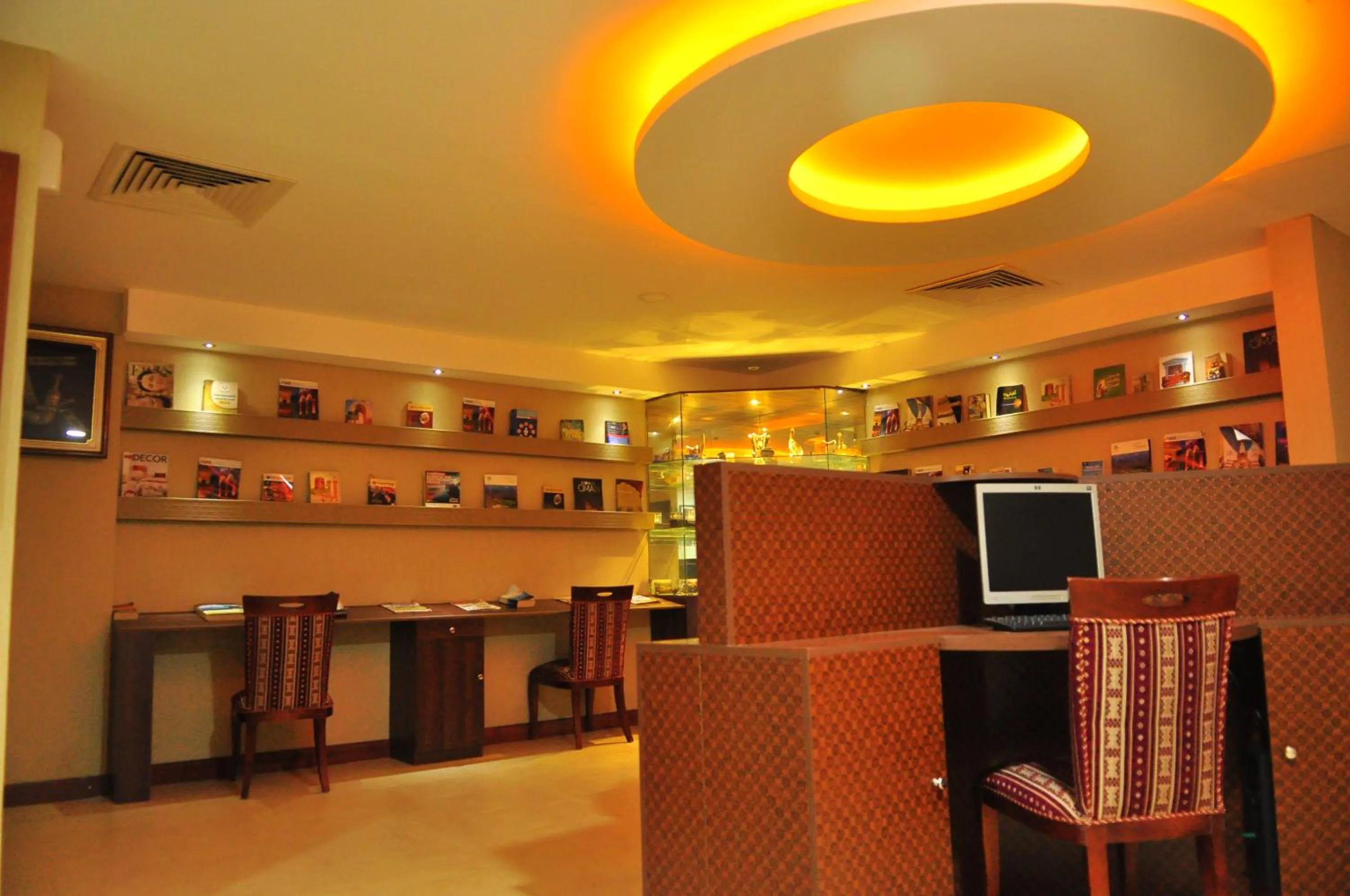 Library in Al Bahjah Hotel