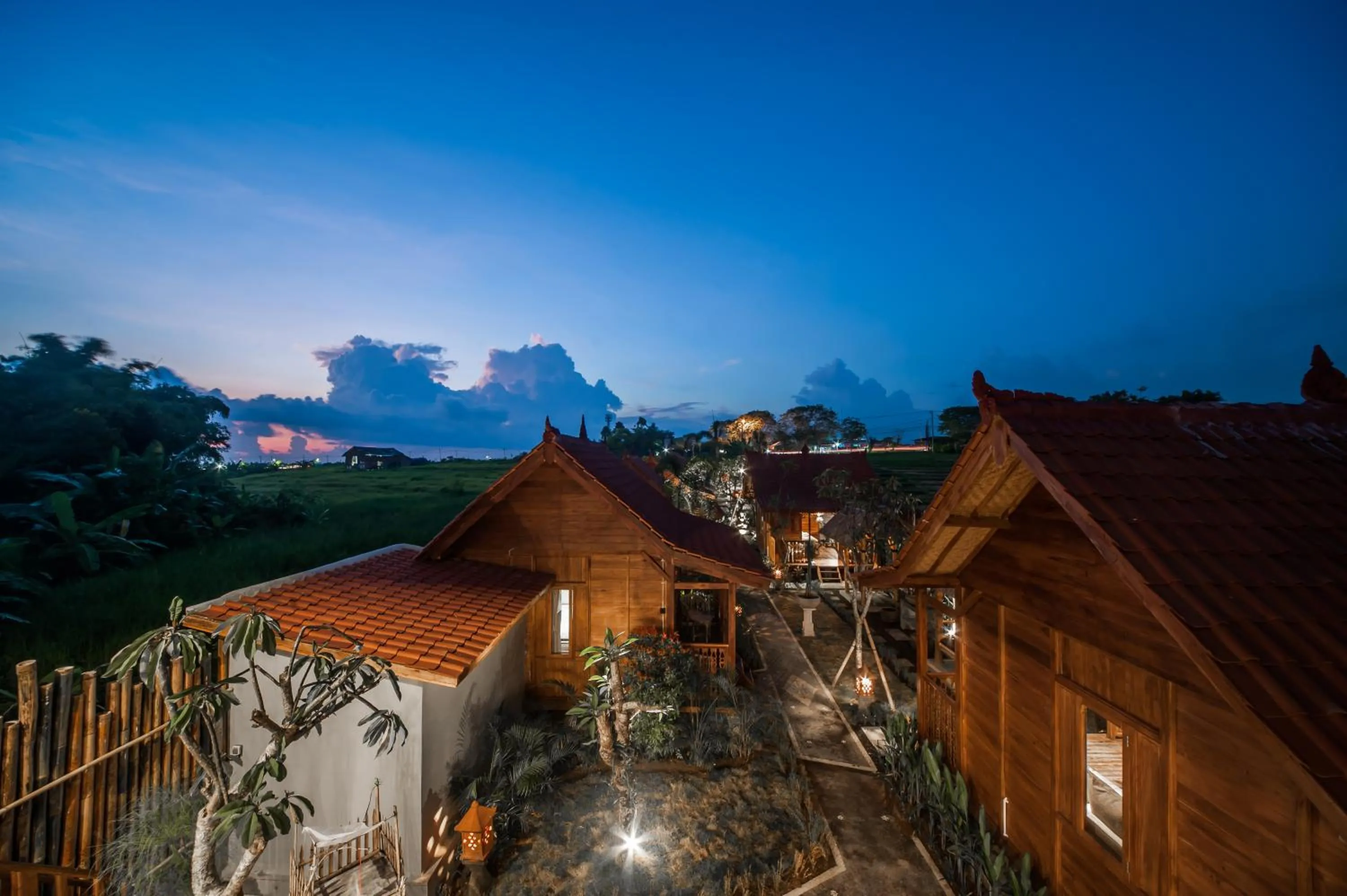 Bird's eye view in The Lebak Canggu