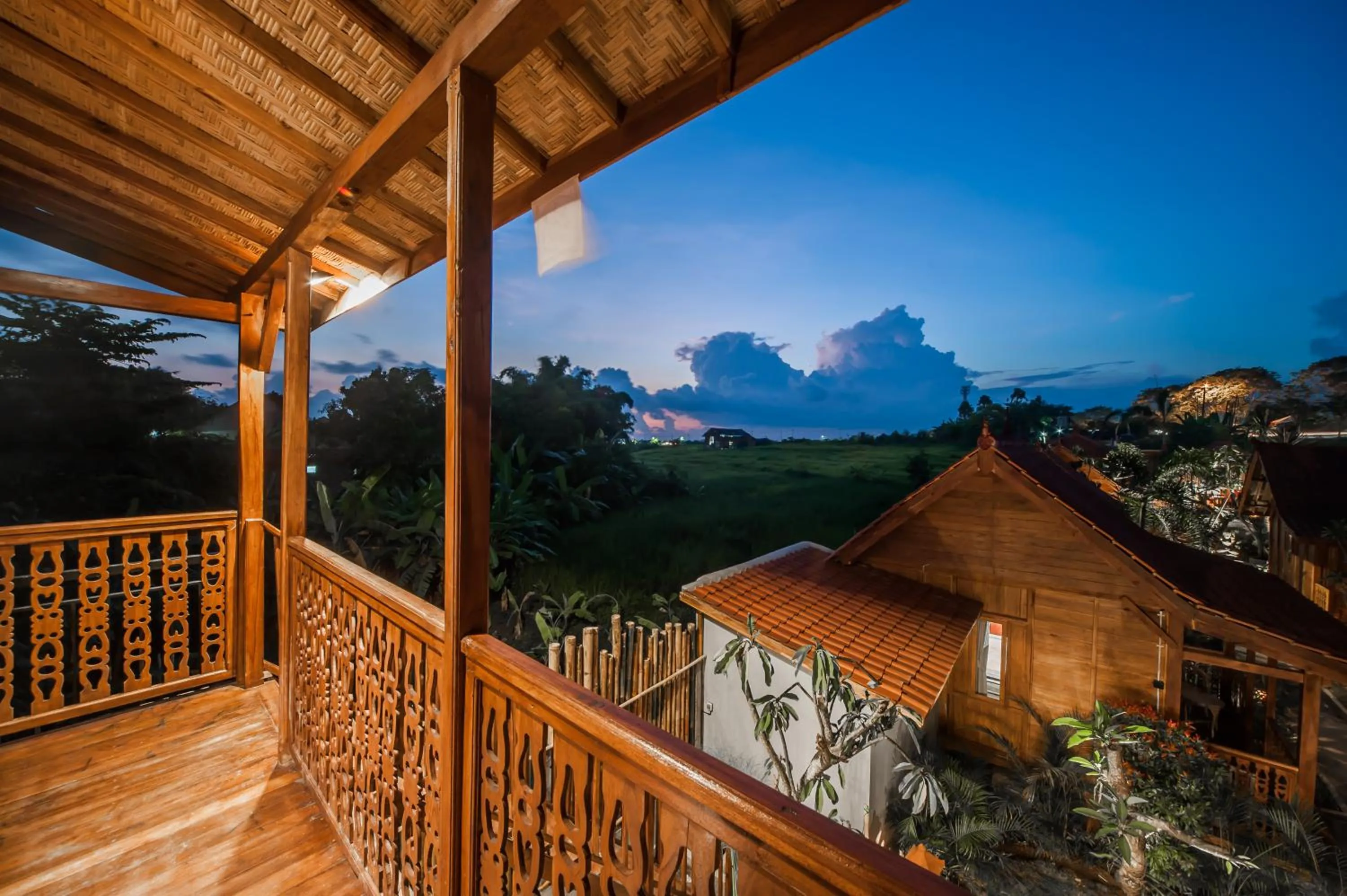 Bird's eye view in The Lebak Canggu