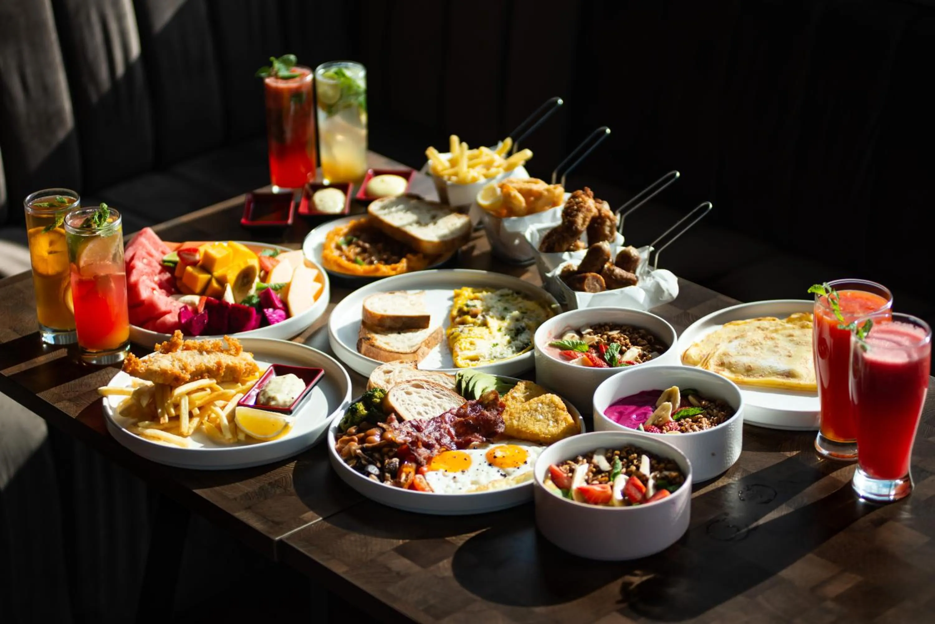 Food and drinks in The Lebak Canggu