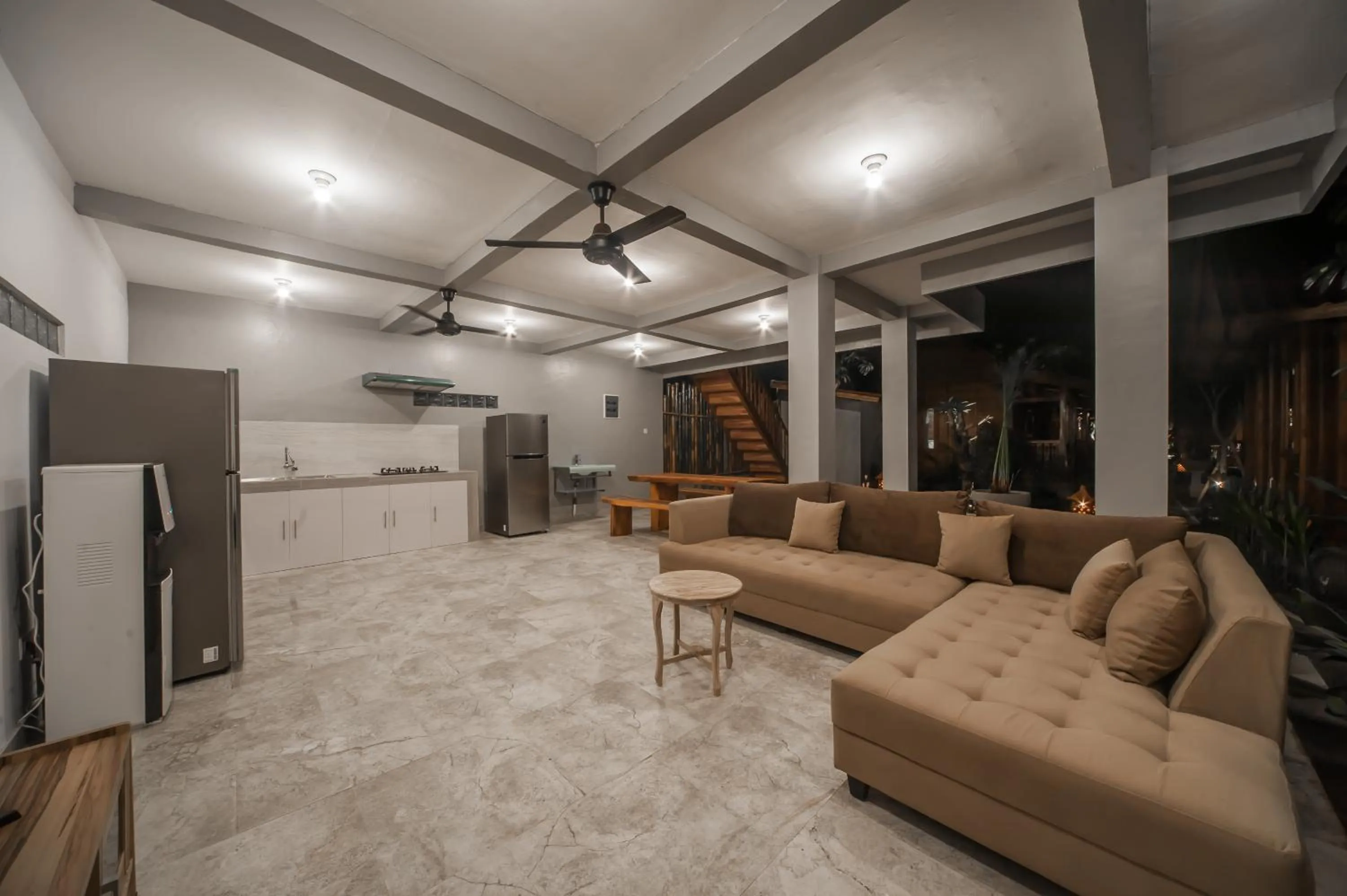 Communal lounge/ TV room in The Lebak Canggu