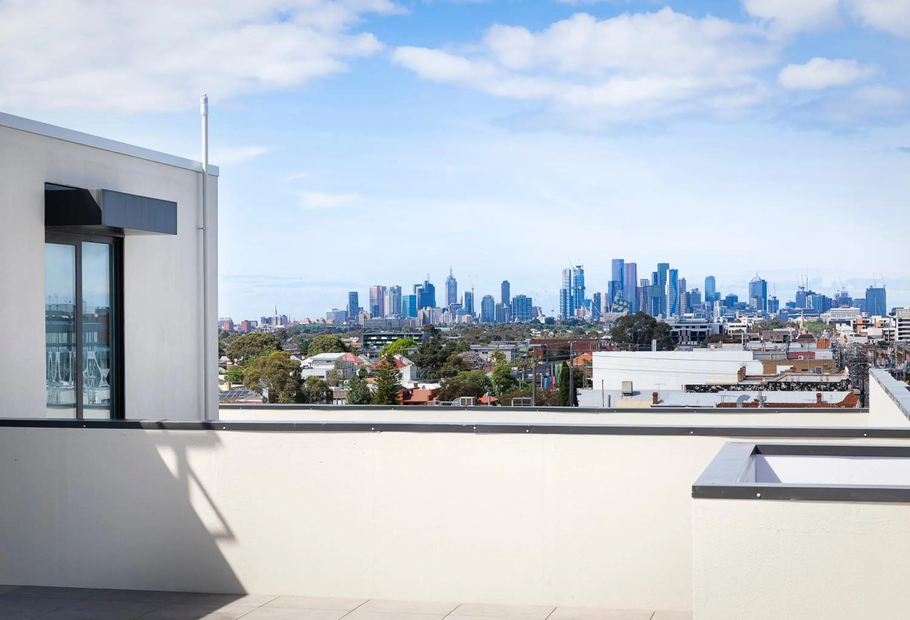 City view in Artel Apartments Brunswick