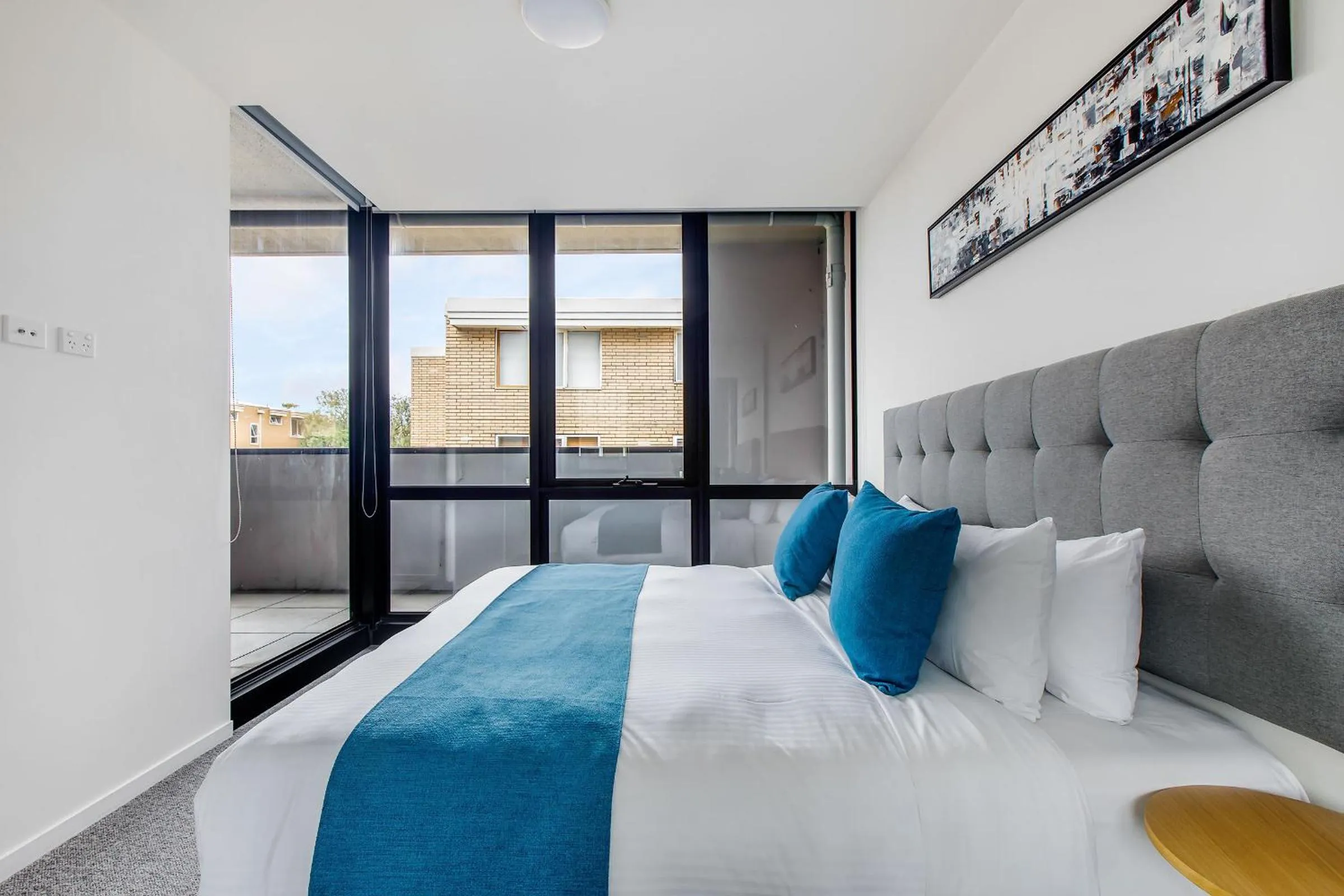 Bedroom, Bed in Artel Apartments Brunswick