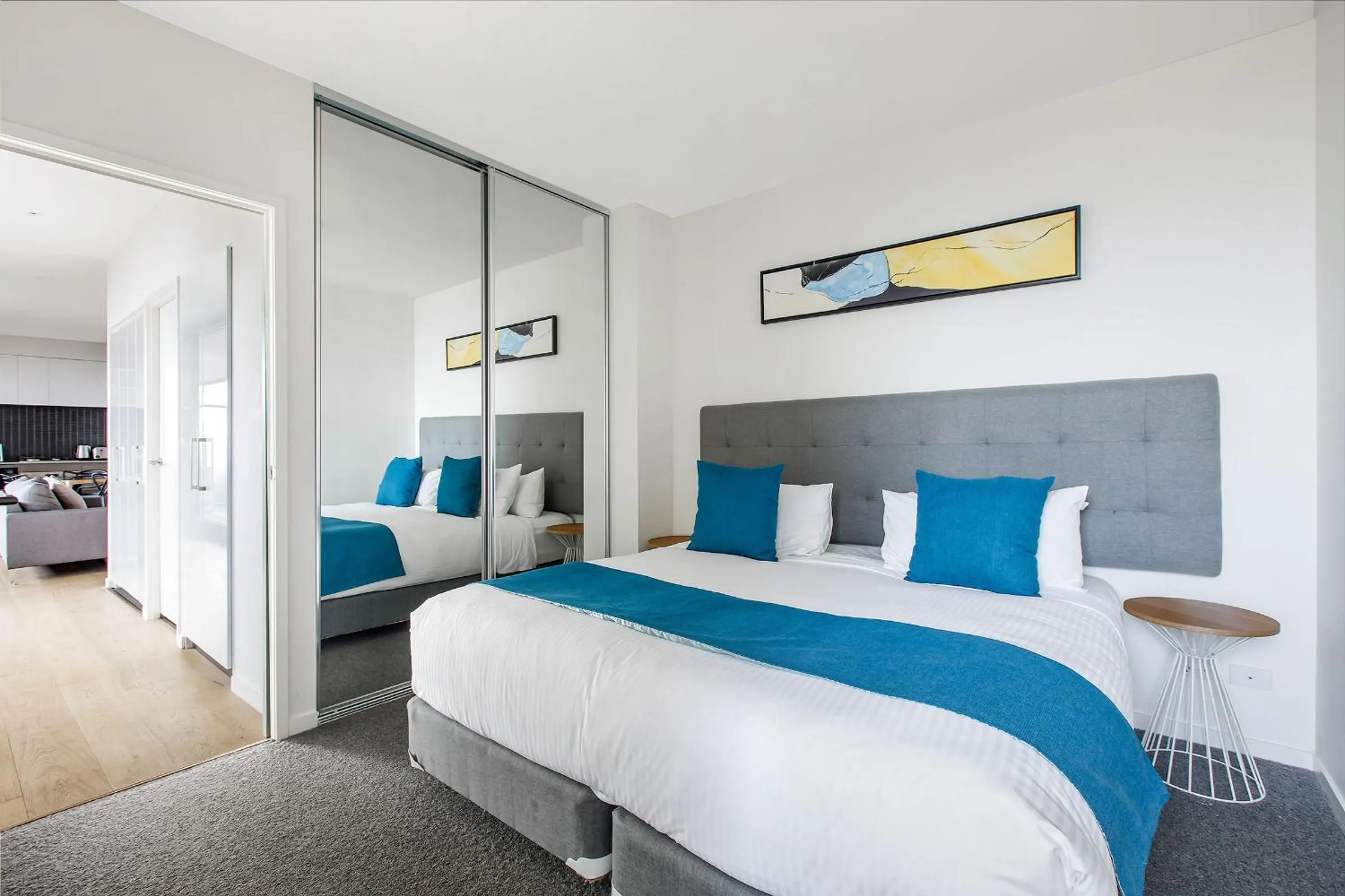 Bedroom, Bed in Artel Apartments Brunswick