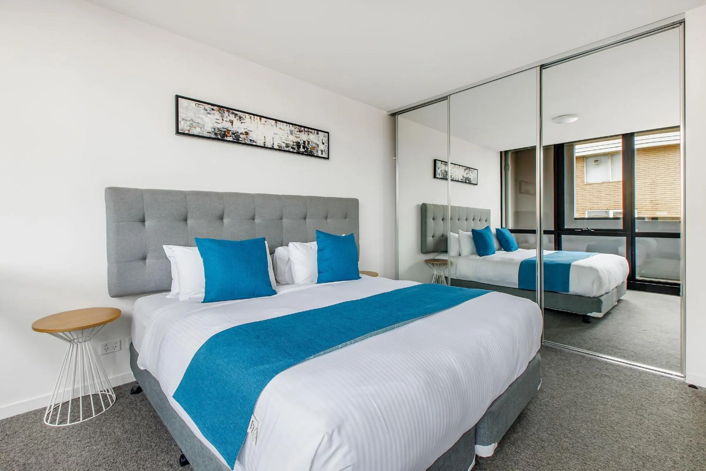 Bedroom, Bed in Artel Apartments Brunswick