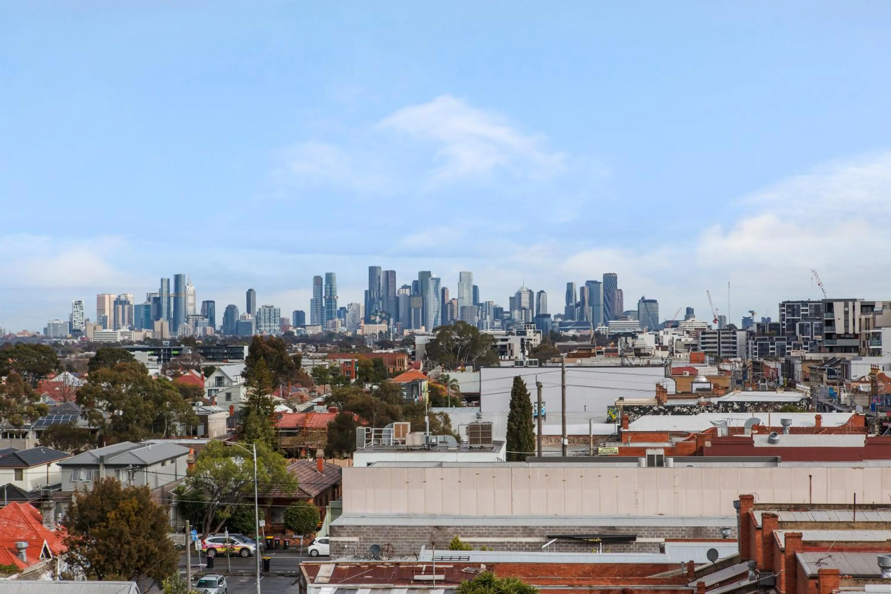 City view in Artel Apartments Brunswick
