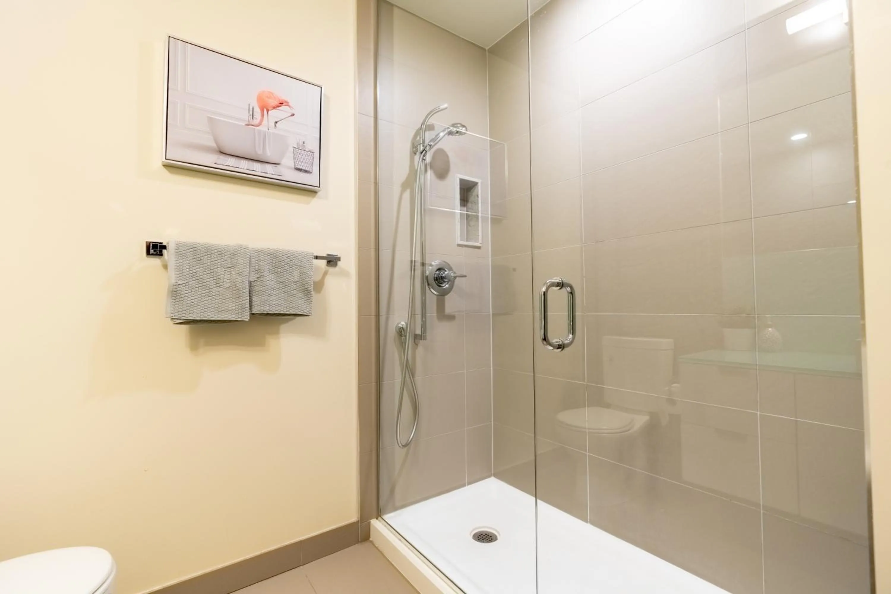 Bathroom in GLOBALSTAY Modern Downtown Apartment