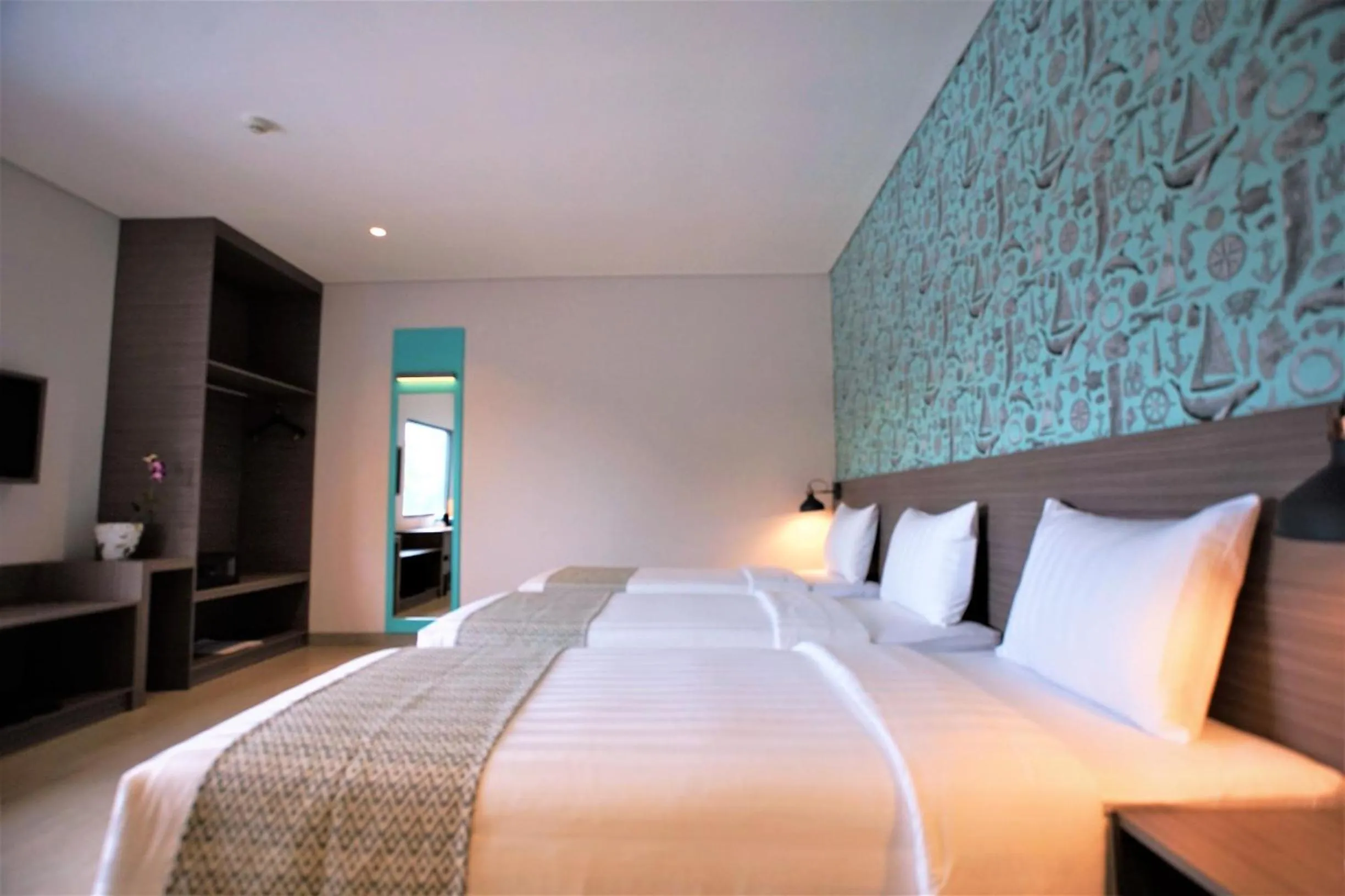 Bedroom, Bed in BW inn Belitung