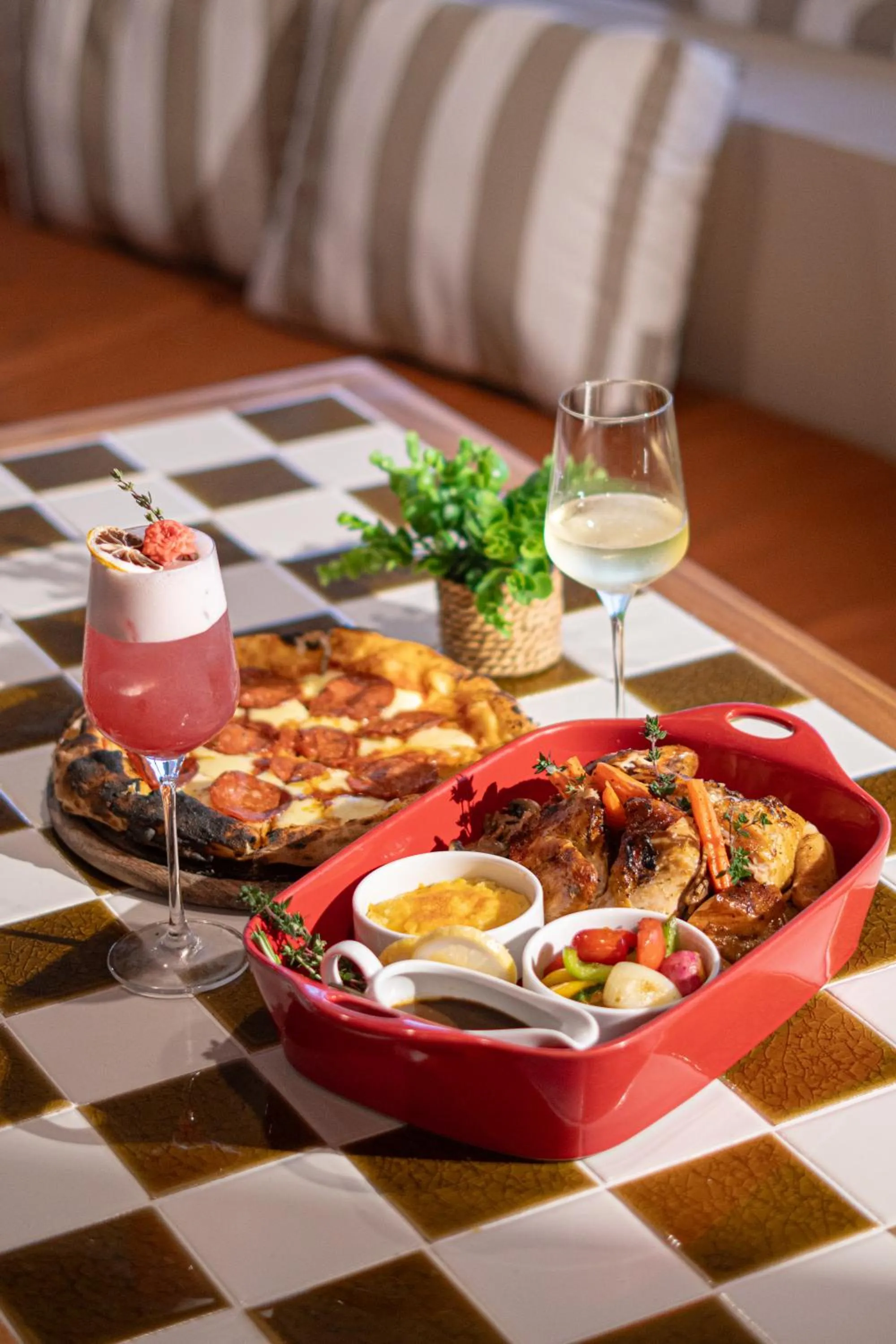 Food close-up in Al's Resort