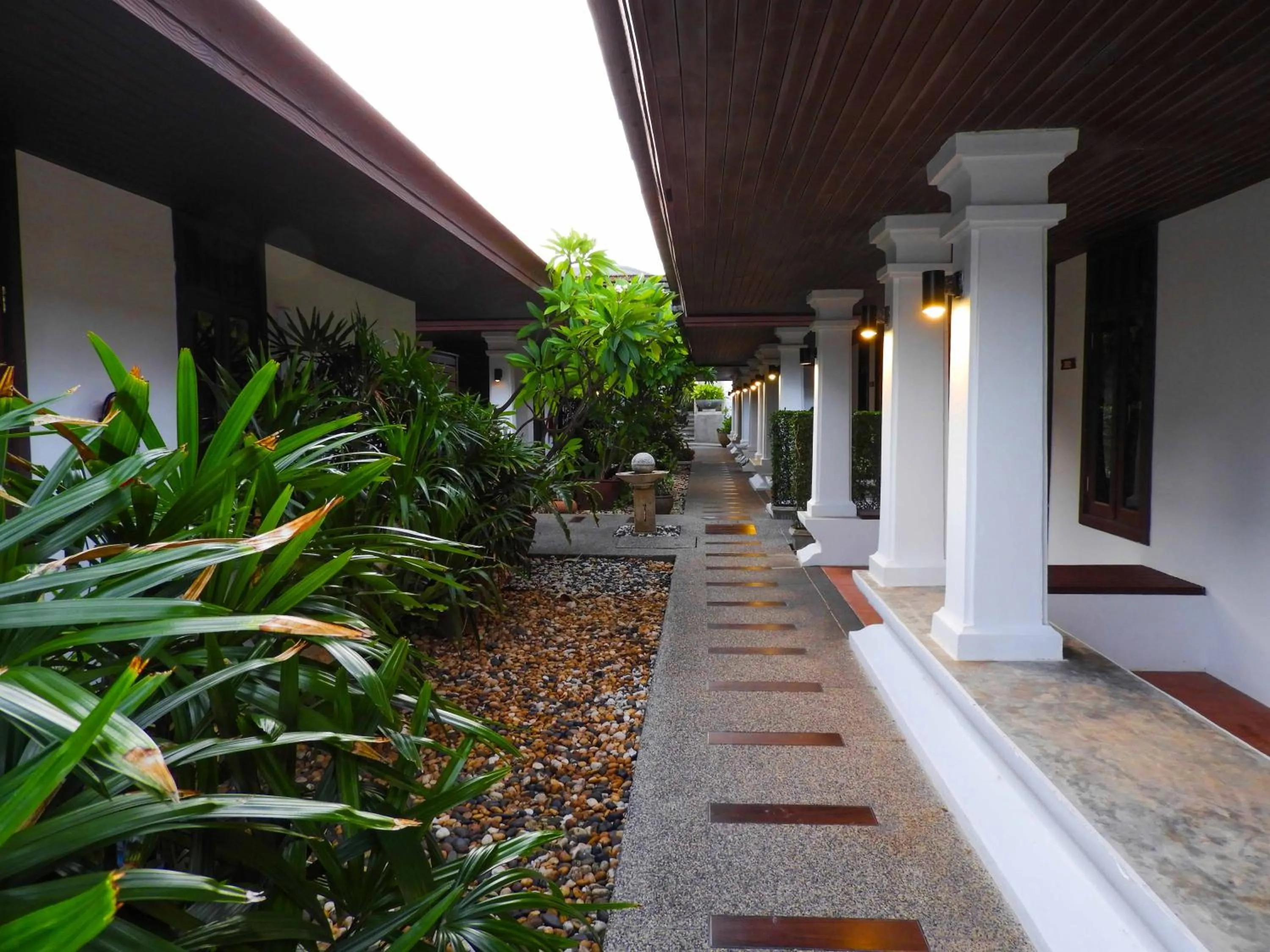 Garden view in Al's Resort