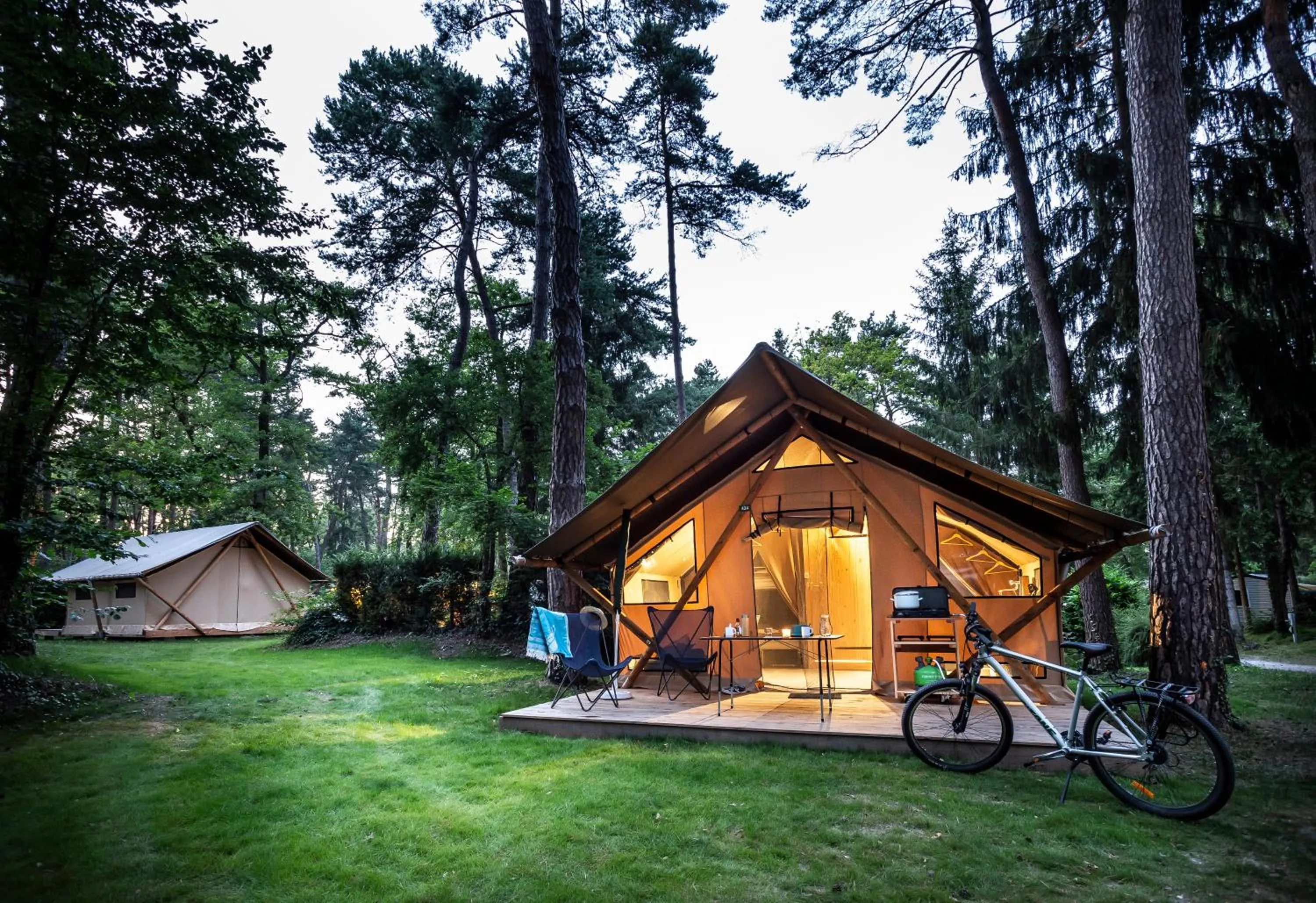 Patio in Camping La Pinède