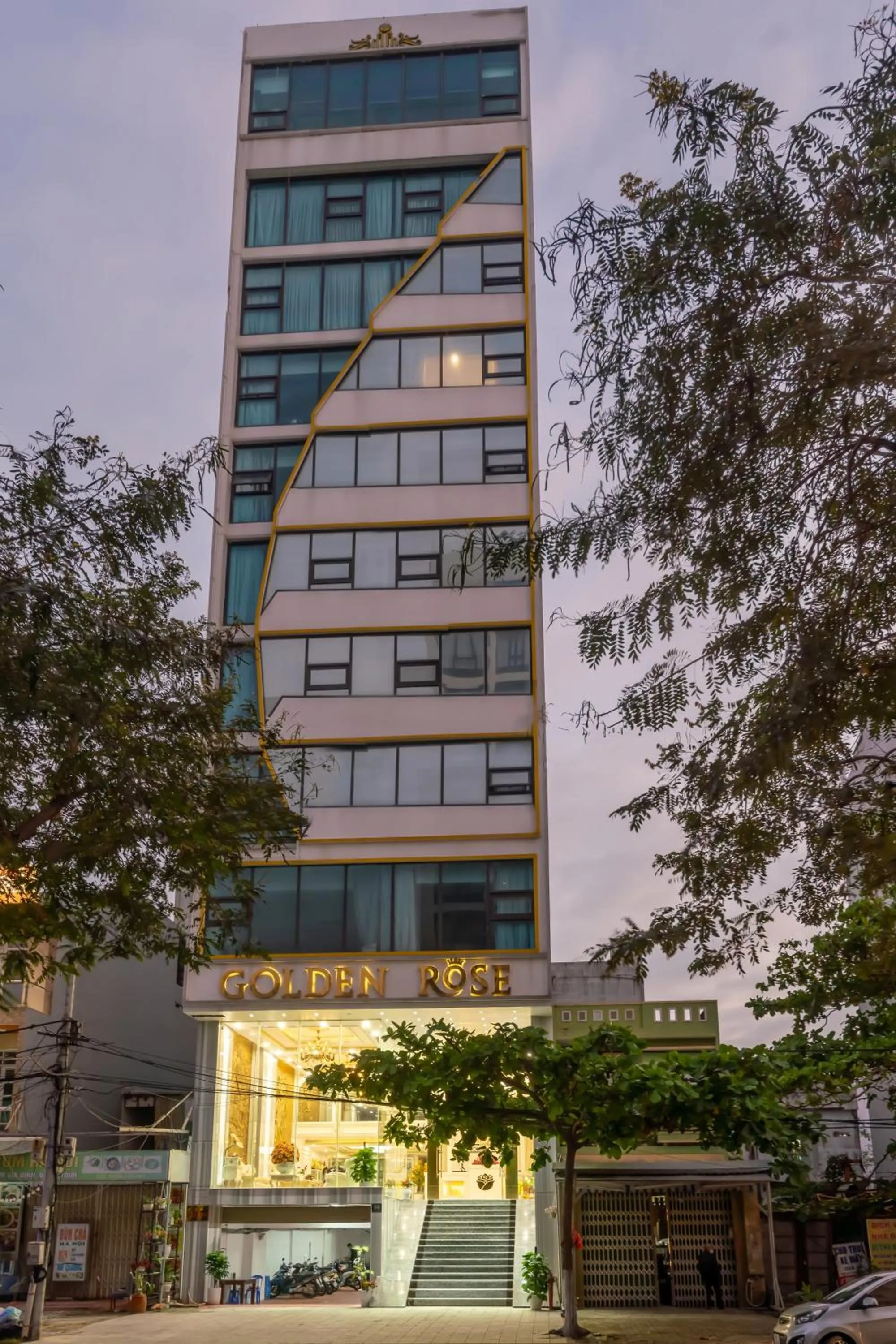 Property building in Golden Rose Hotel