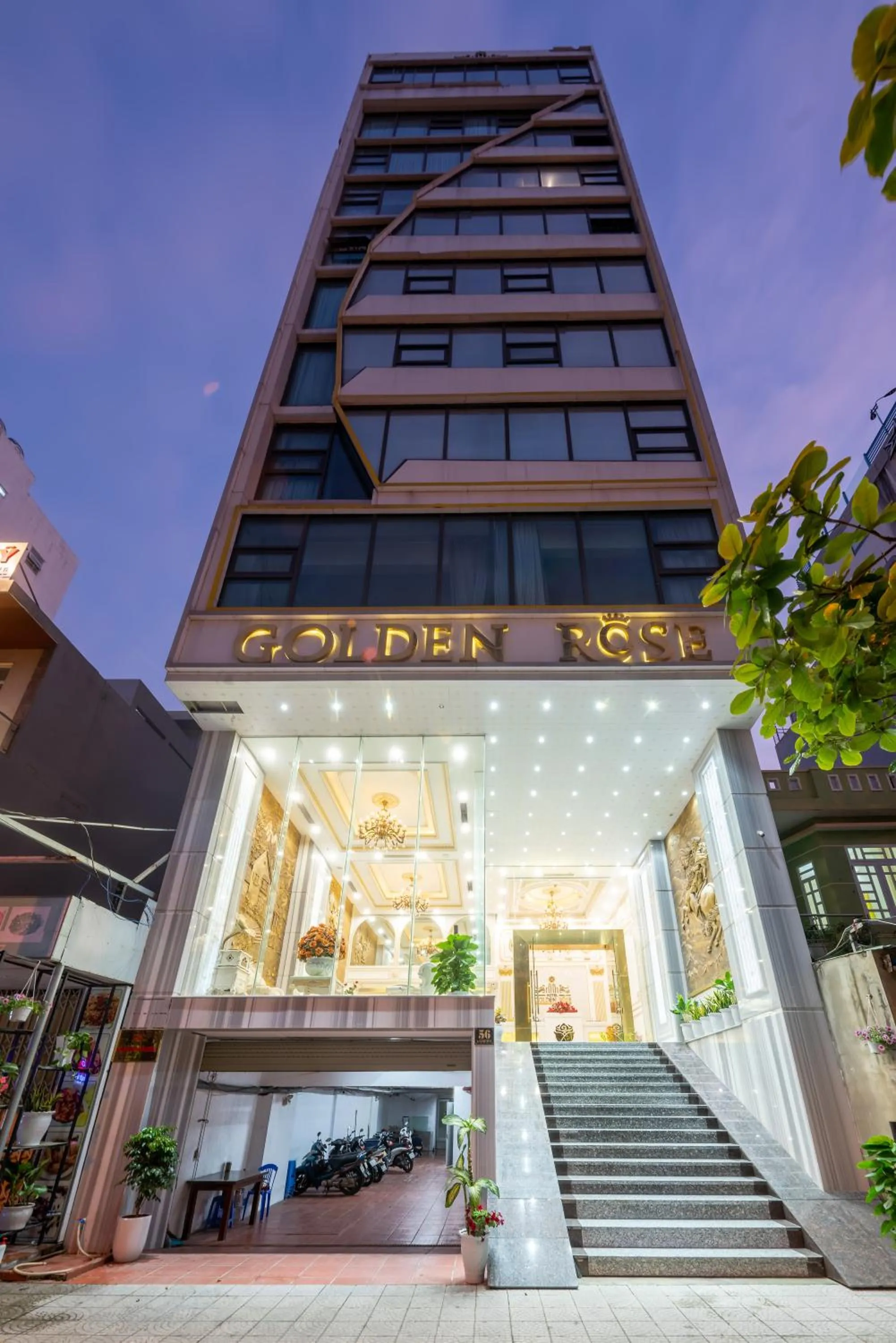 Property building in Golden Rose Hotel