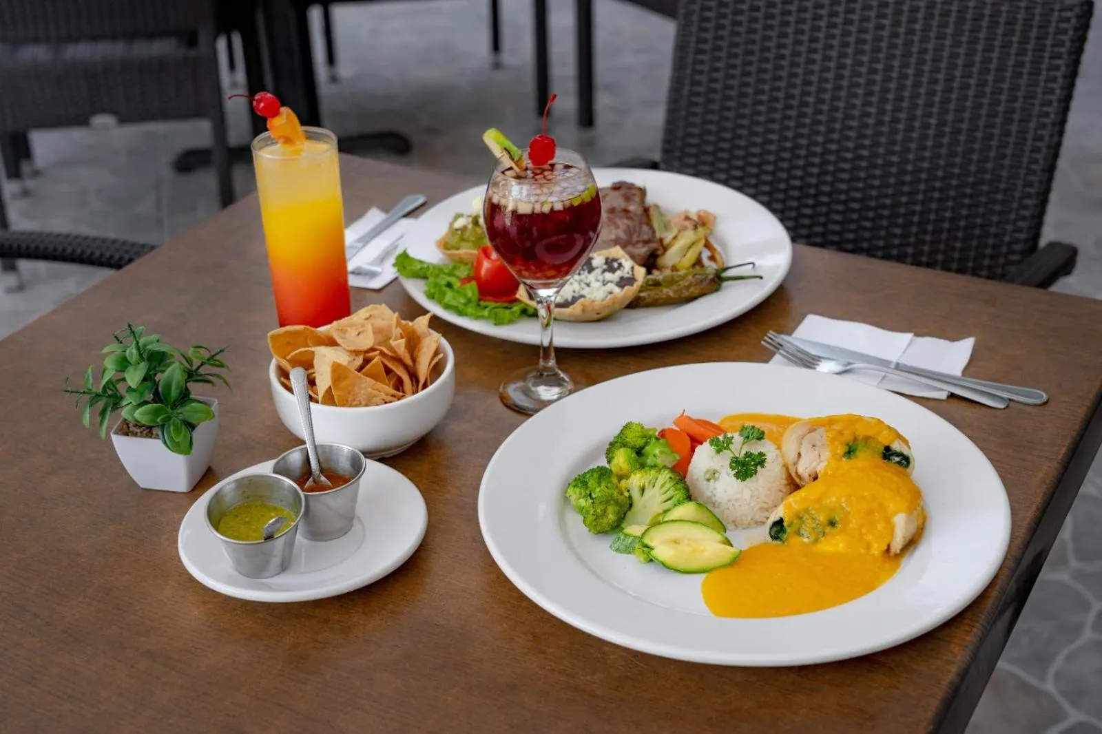 Food in Hotel Santa Cruz Huatulco