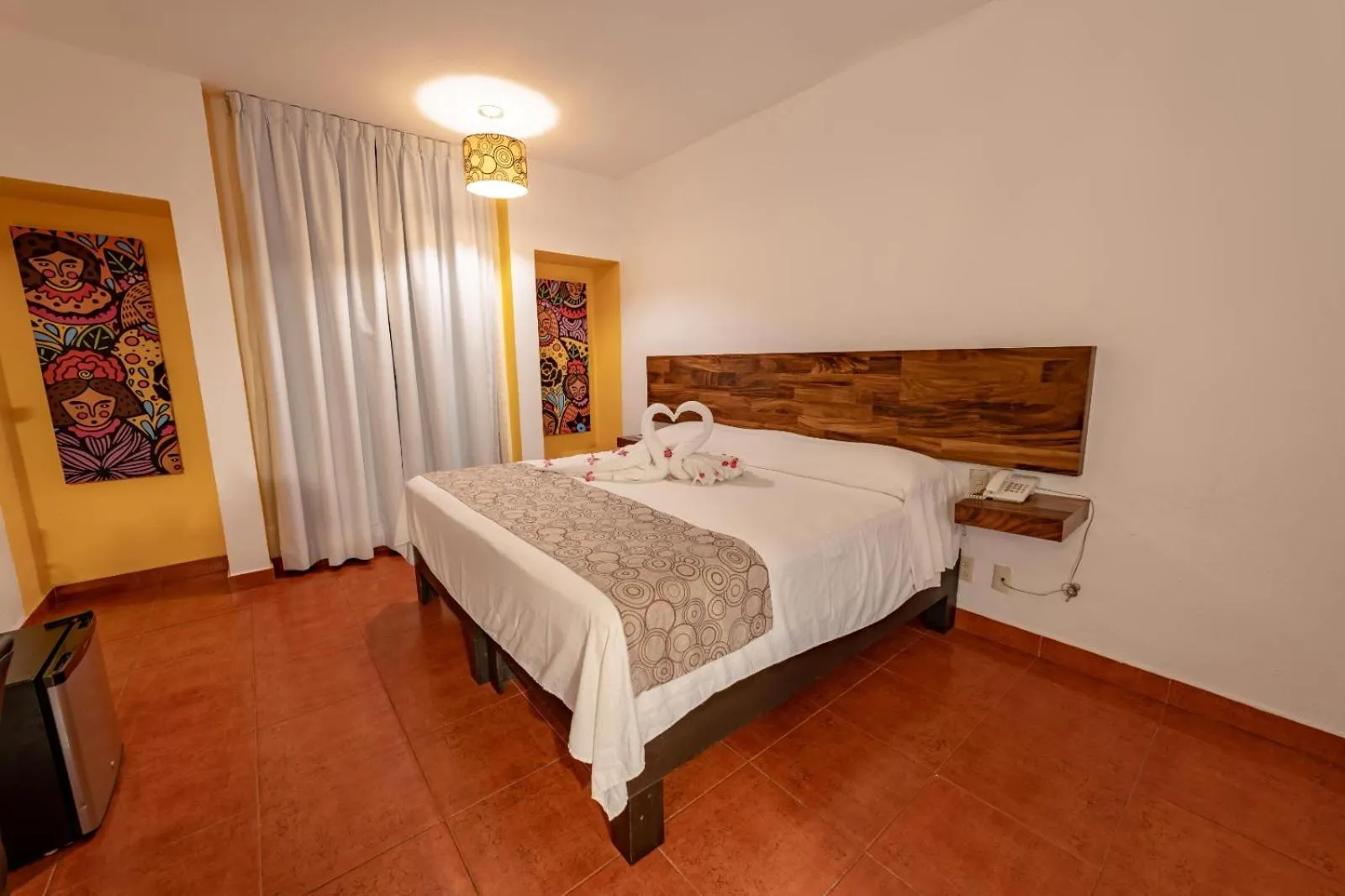 Bed in Hotel Santa Cruz Huatulco