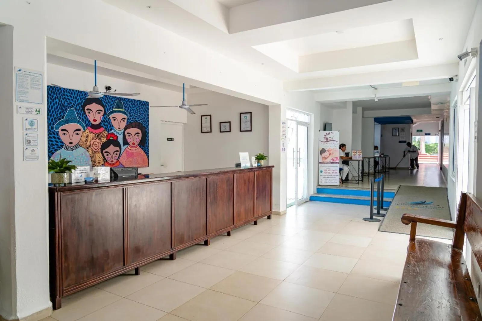 Lobby or reception in Hotel Santa Cruz Huatulco