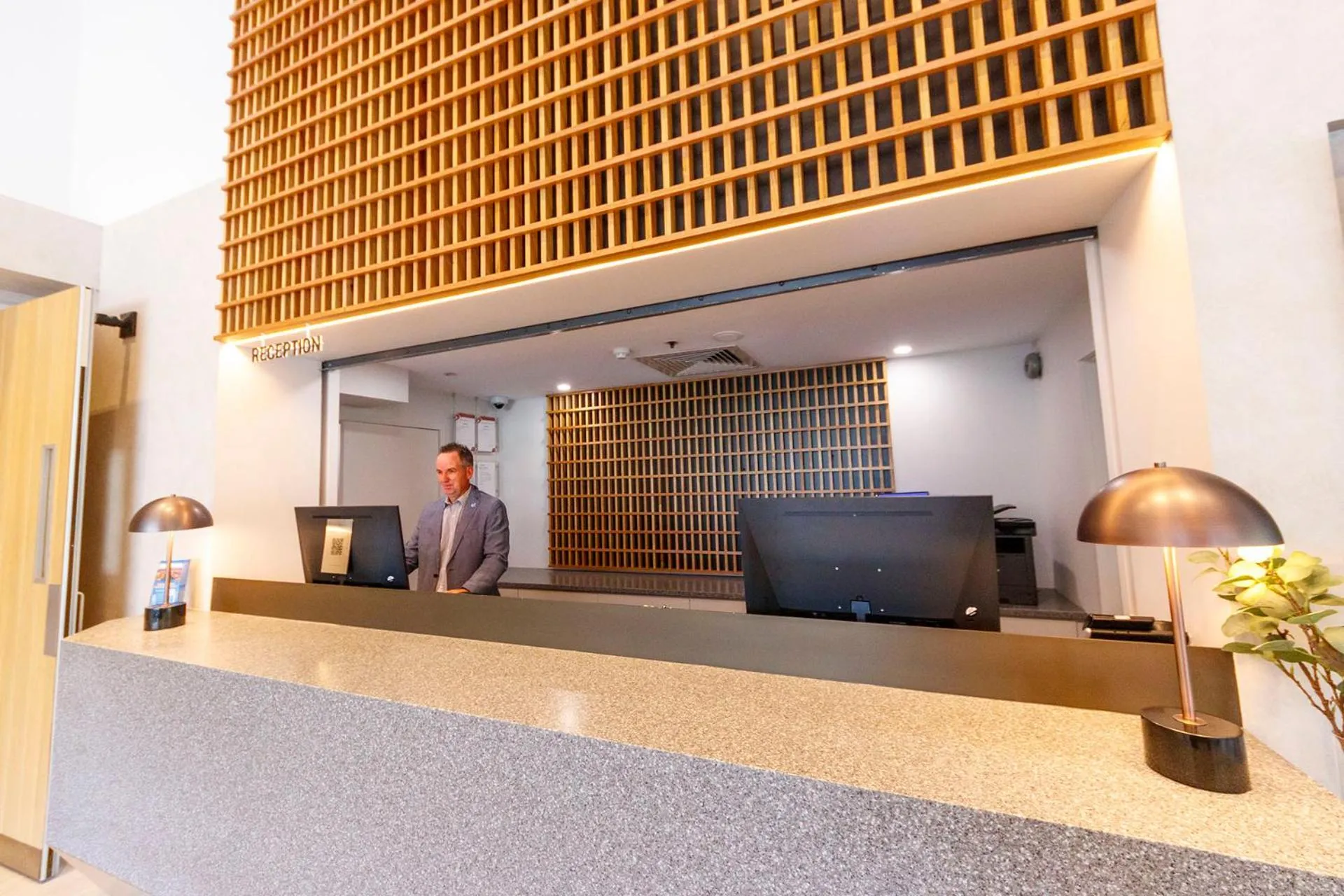 Lobby or reception in Evolution Apartments