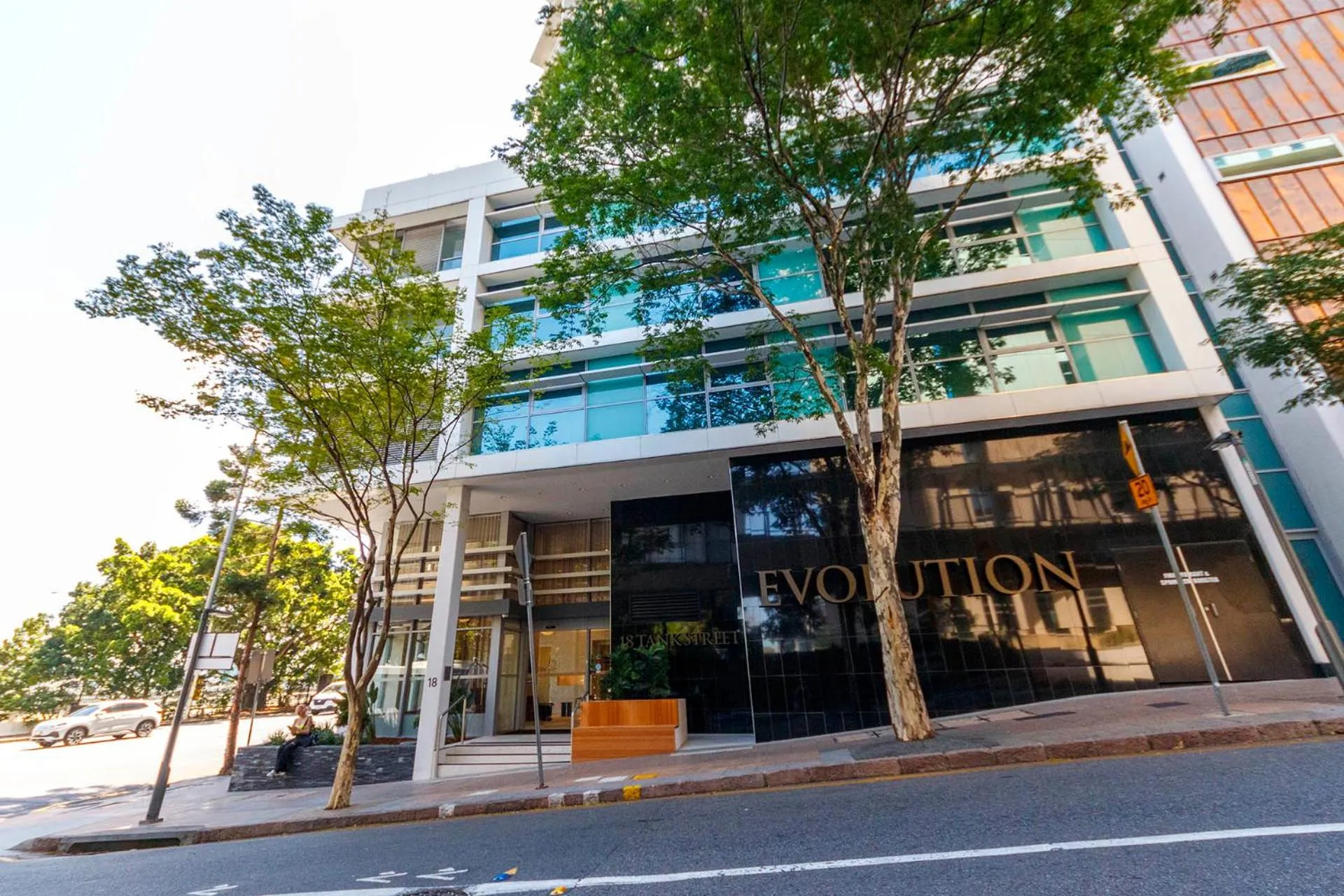 Property building in Evolution Apartments