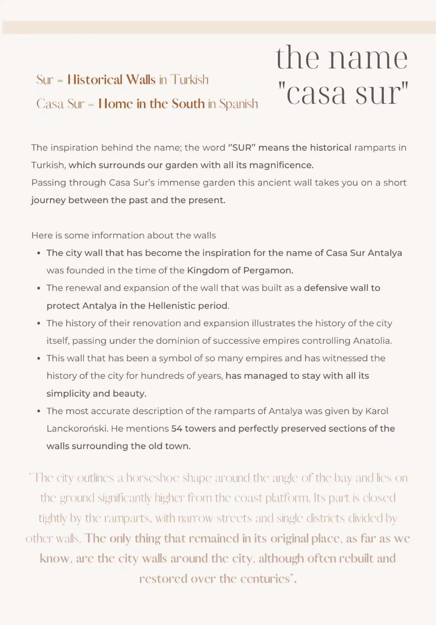 Property building in Casa Sur Antalya