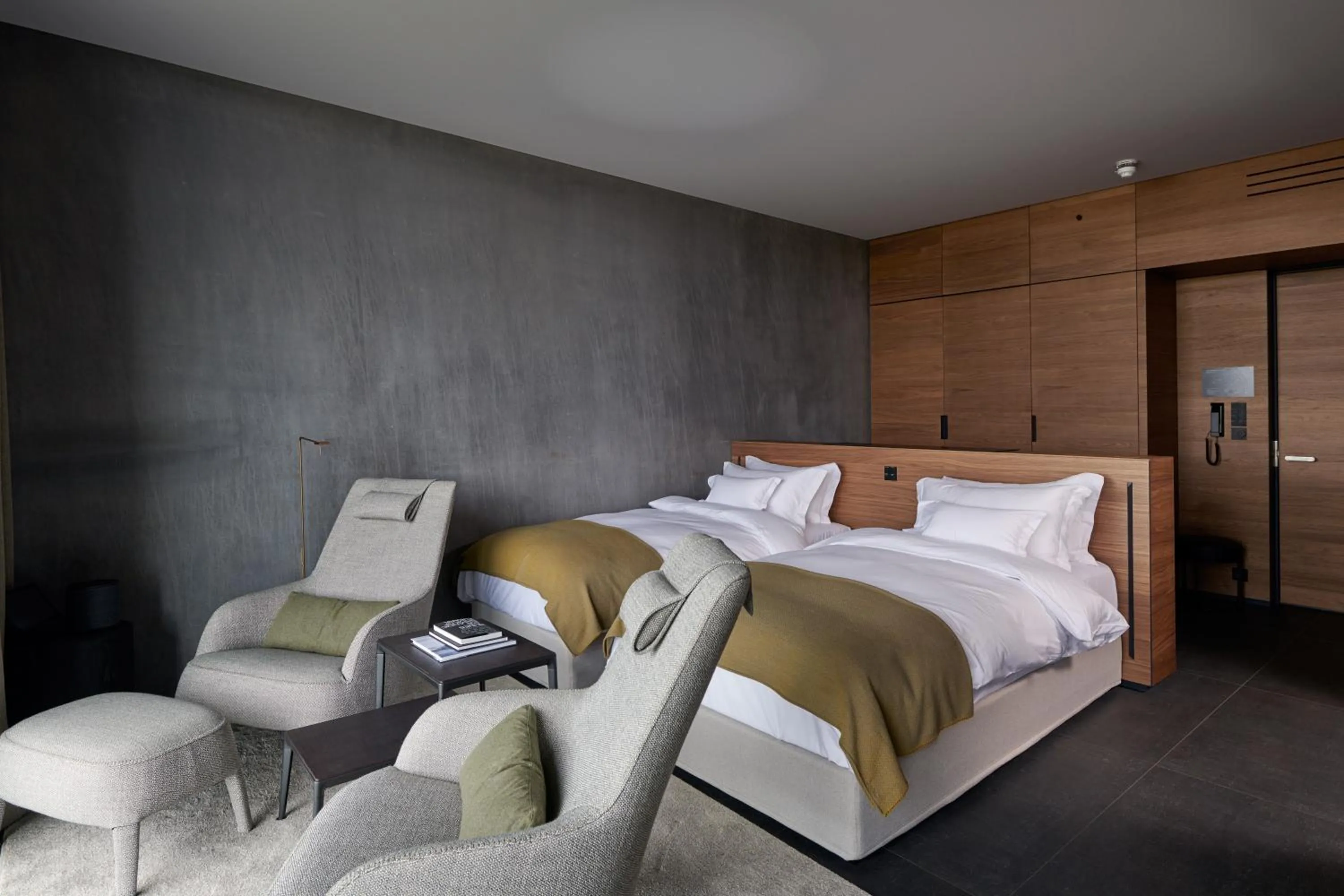 Bed in The Retreat at Blue Lagoon Iceland