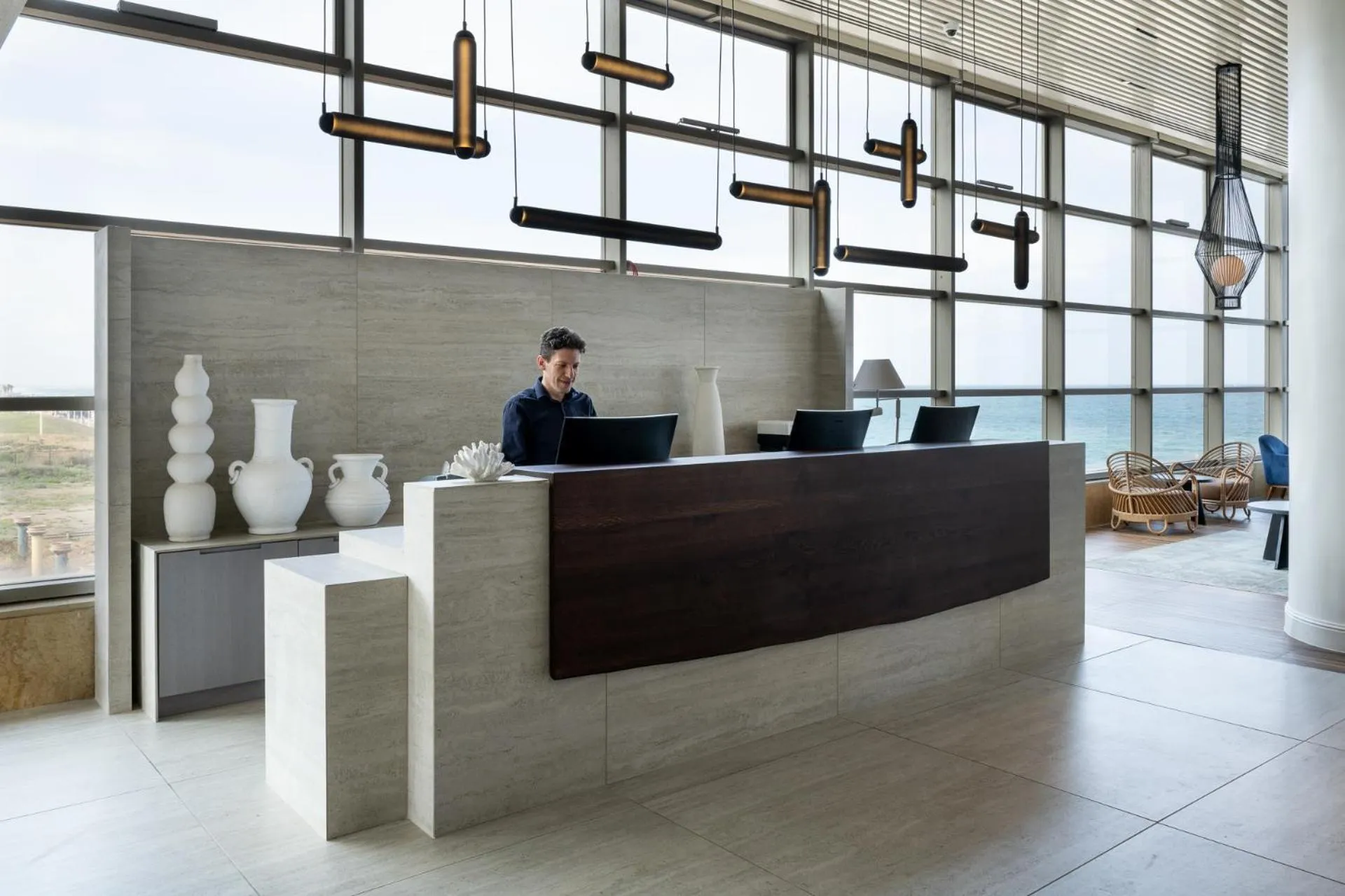 Lobby or reception in Leonardo Plaza Haifa