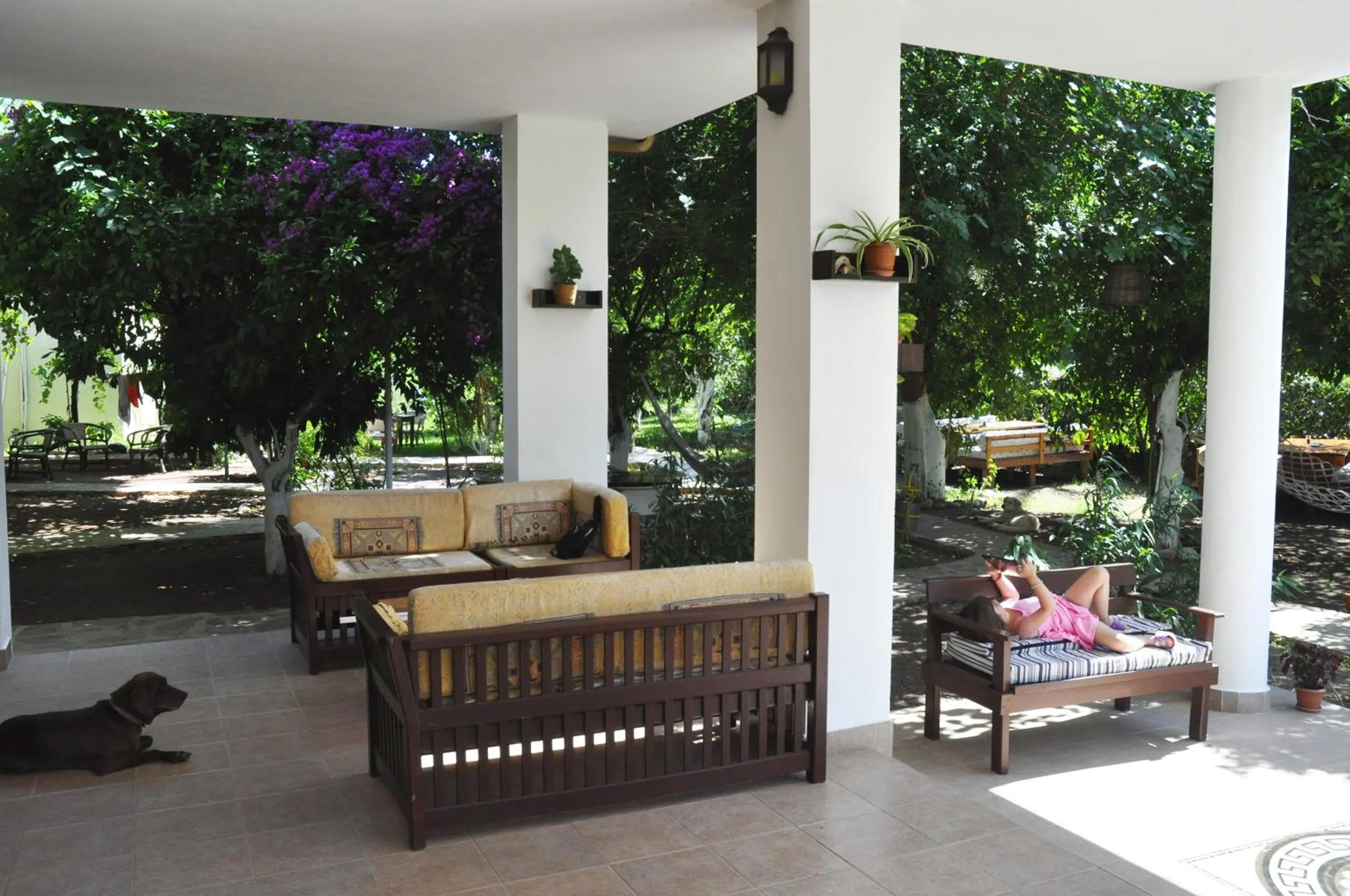 Patio in San Simon Hotel